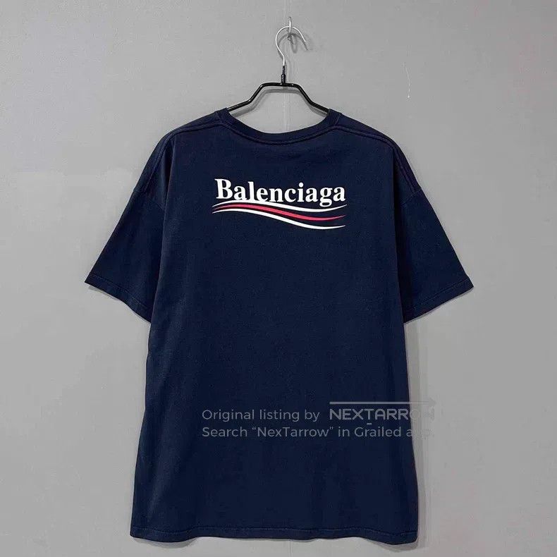 Balenciaga Balenciaga Classic Coke Logo Short Sleeve Size US L / EU 52-54 / 3 - 3 Thumbnail