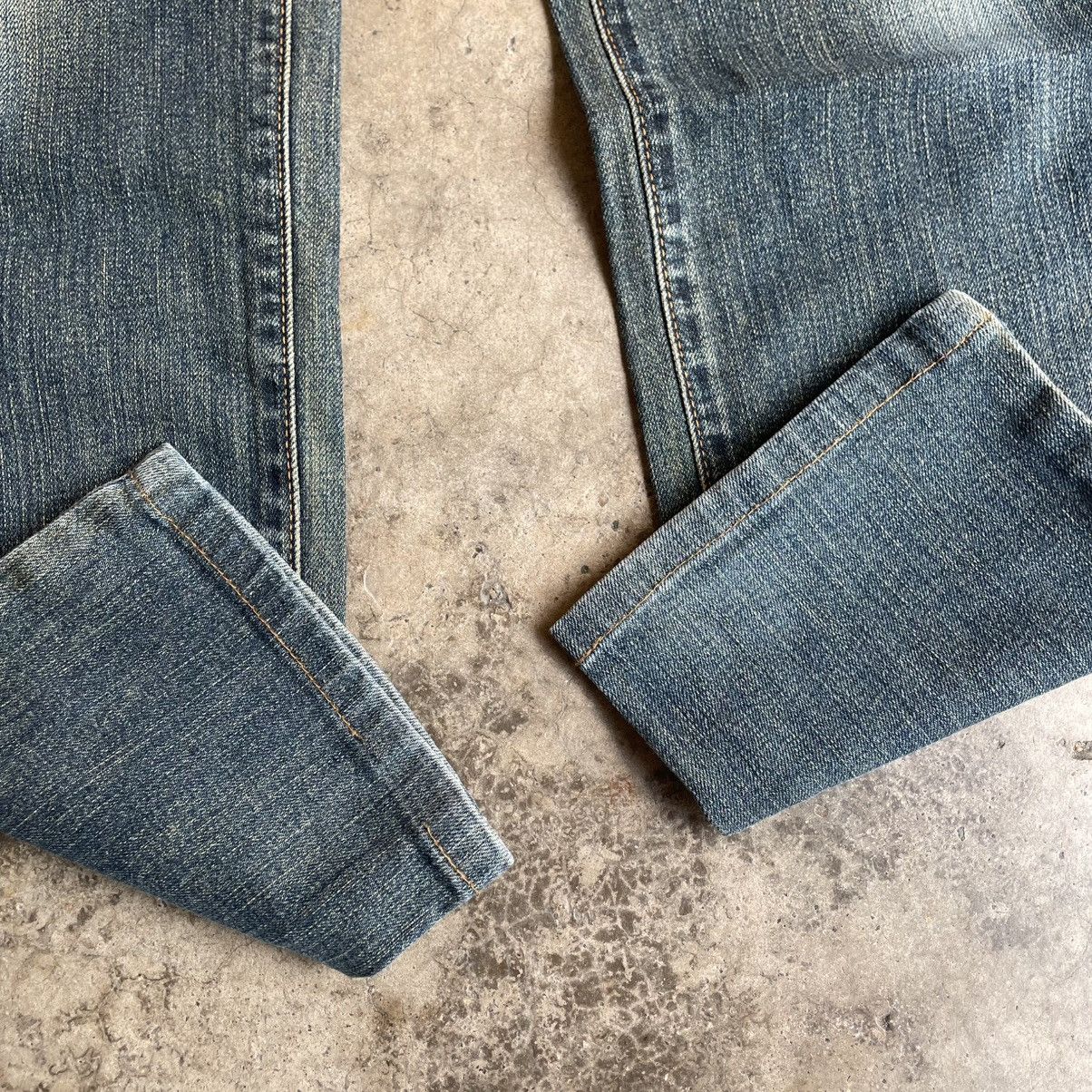 Wrangler 🔥Vintage Wrangler Stoned Washed Ripped Slim Fit Denim Jeans Size US 32 / EU 48 - 7 Thumbnail