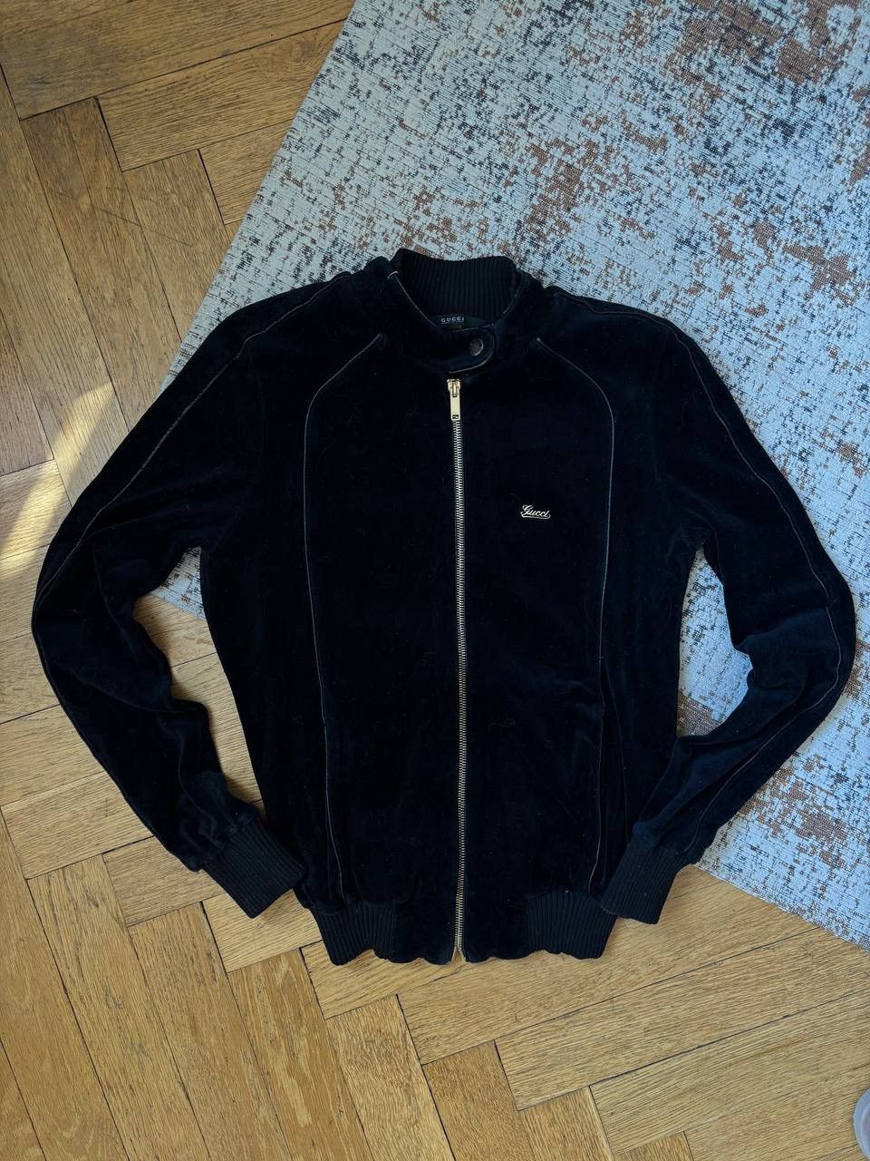 Gucci Gucci x Tom Ford Vintage women zip velour sweater 00's Size M / US 6-8 / IT 42-44 - 9 Thumbnail