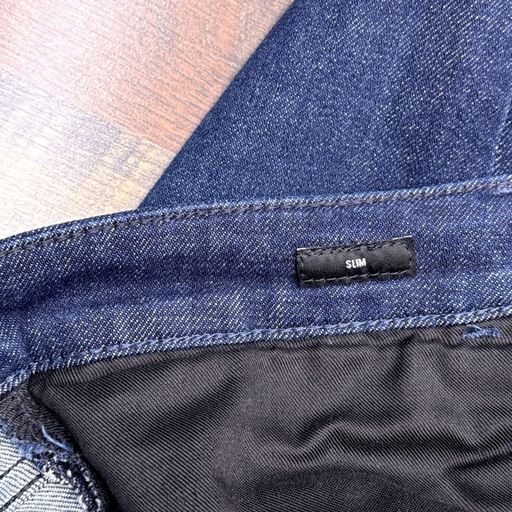 Bonobos Bonobos Jeans Mens Slim Stretch 33x30 Mid Rise Denim 5-Pocket Blue Tapered Logo 33W Inseam 30in Vintage No Size US 33 - 6 Thumbnail