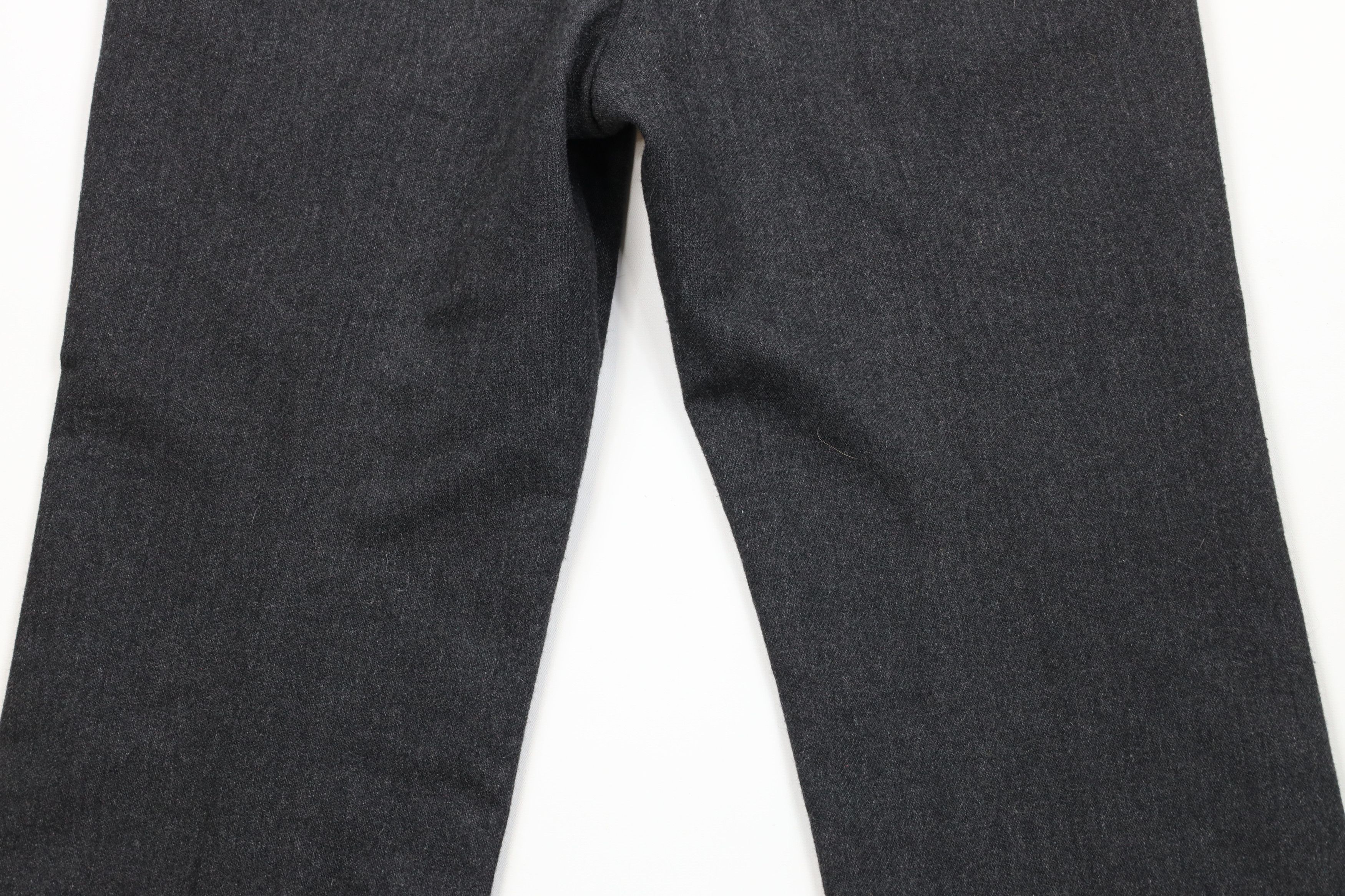 Vintage Vintage 70s Streetwear Flared Wide Leg Chino Pants Dark Gray Size US 34 / EU 50 - 12 Thumbnail