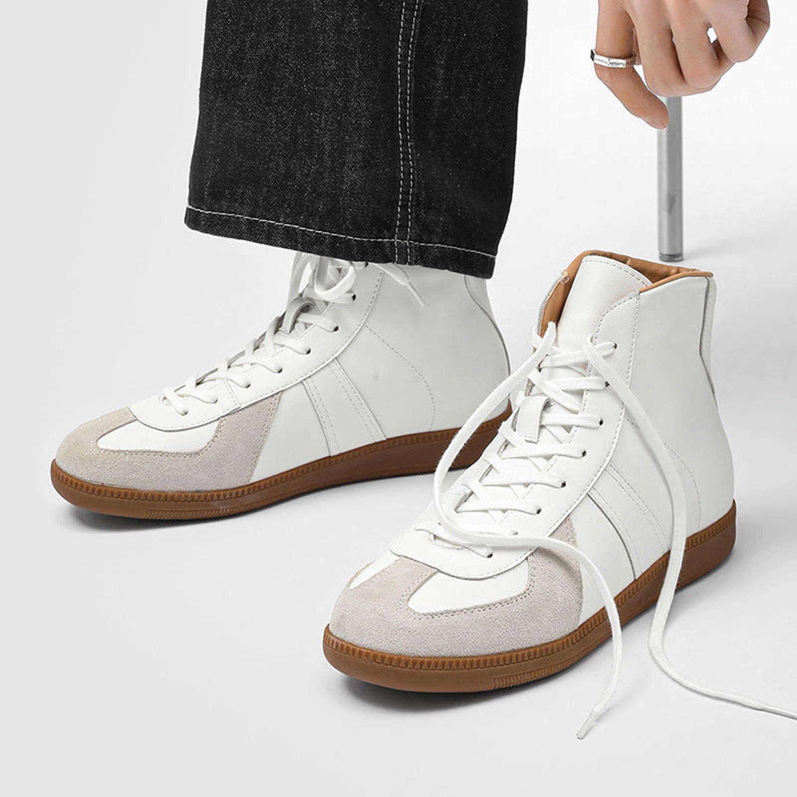 Vintage High-Top Boxing Trainer | Vintage Retro Size US 8 / EU 41 - 1 Thumbnail