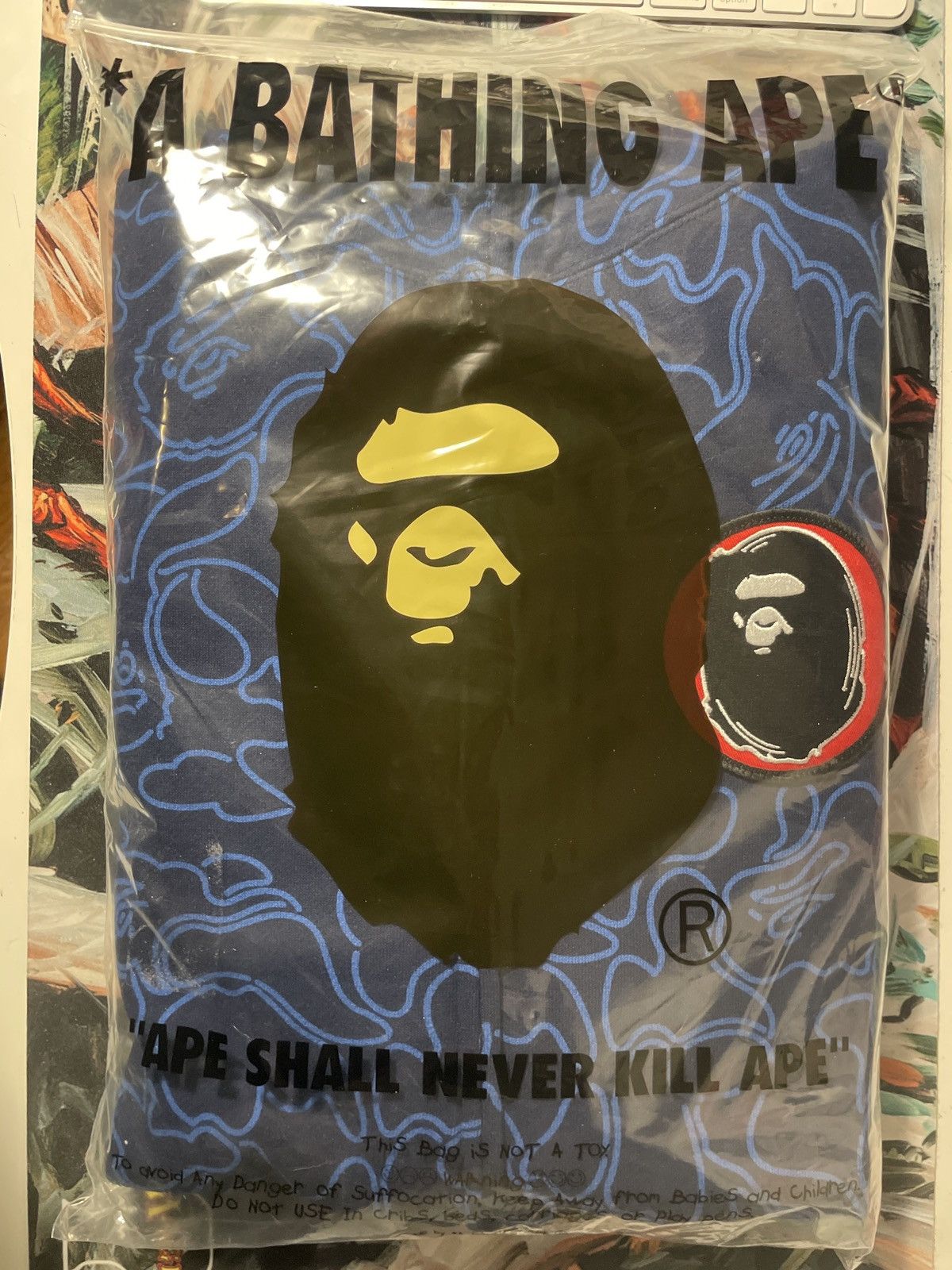Bape 30th Anniversary Line Camo Shark Full Zip Hoodie