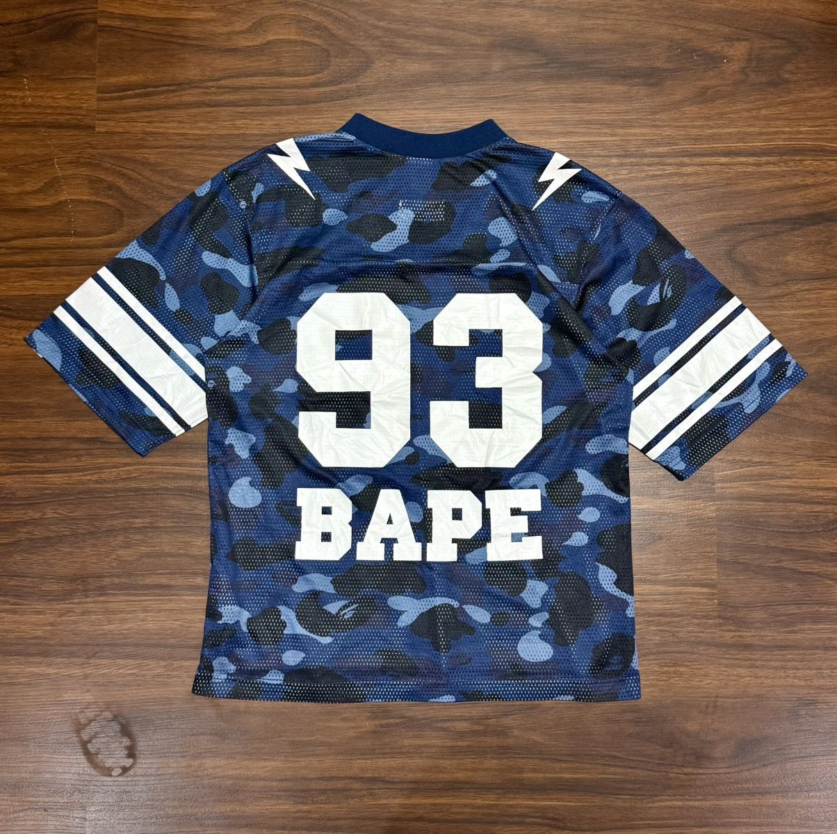 Bape 2017 BAPE x CHAMPION #93 JERSEY Size US M / EU 48-50 / 2 - 2 Thumbnail