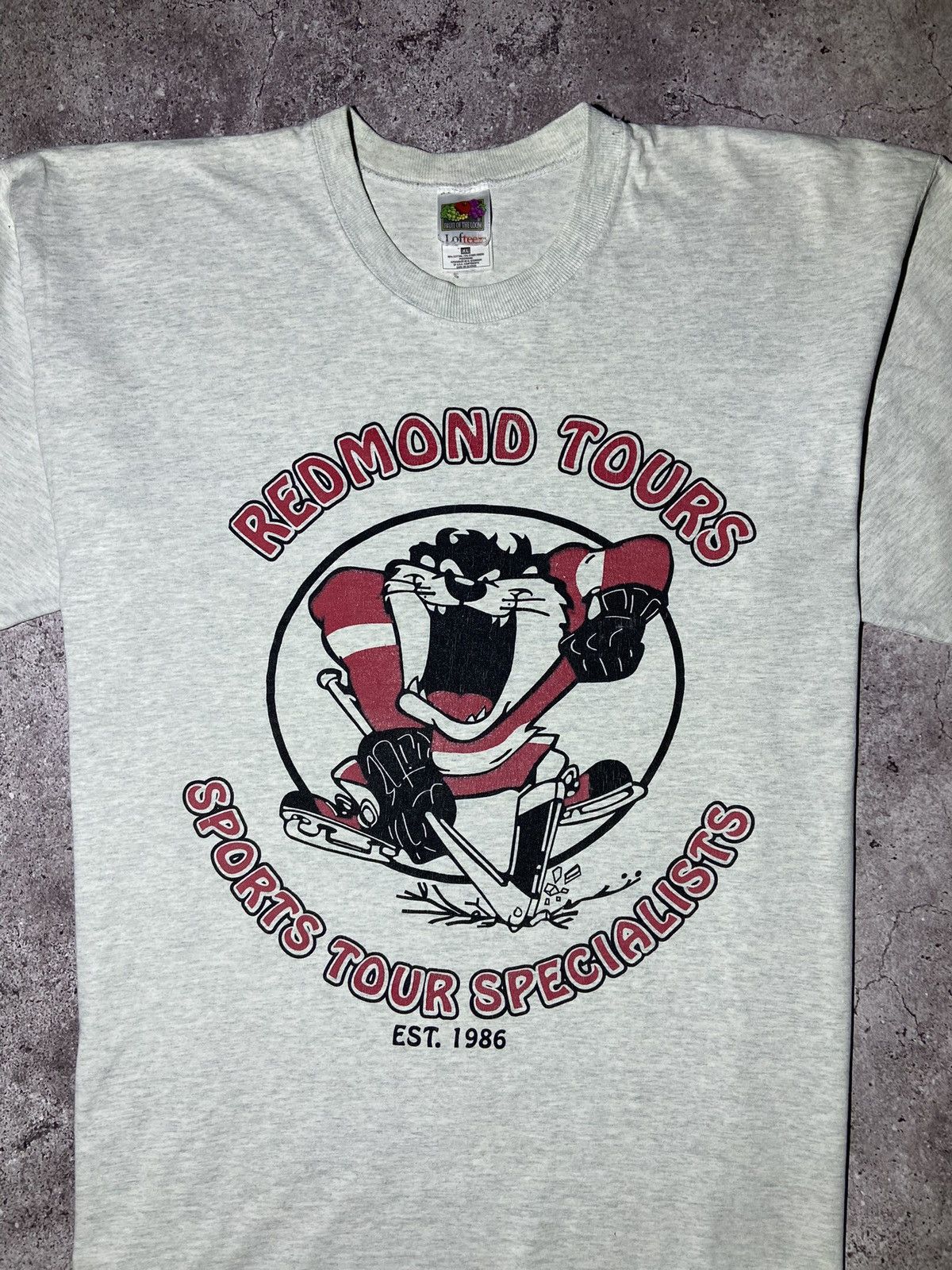 Fruit Of The Loom × Vintage Vintage Redmond Tours 90s movie t-shirt Size US XL / EU 56 / 4 - 2 Thumbnail