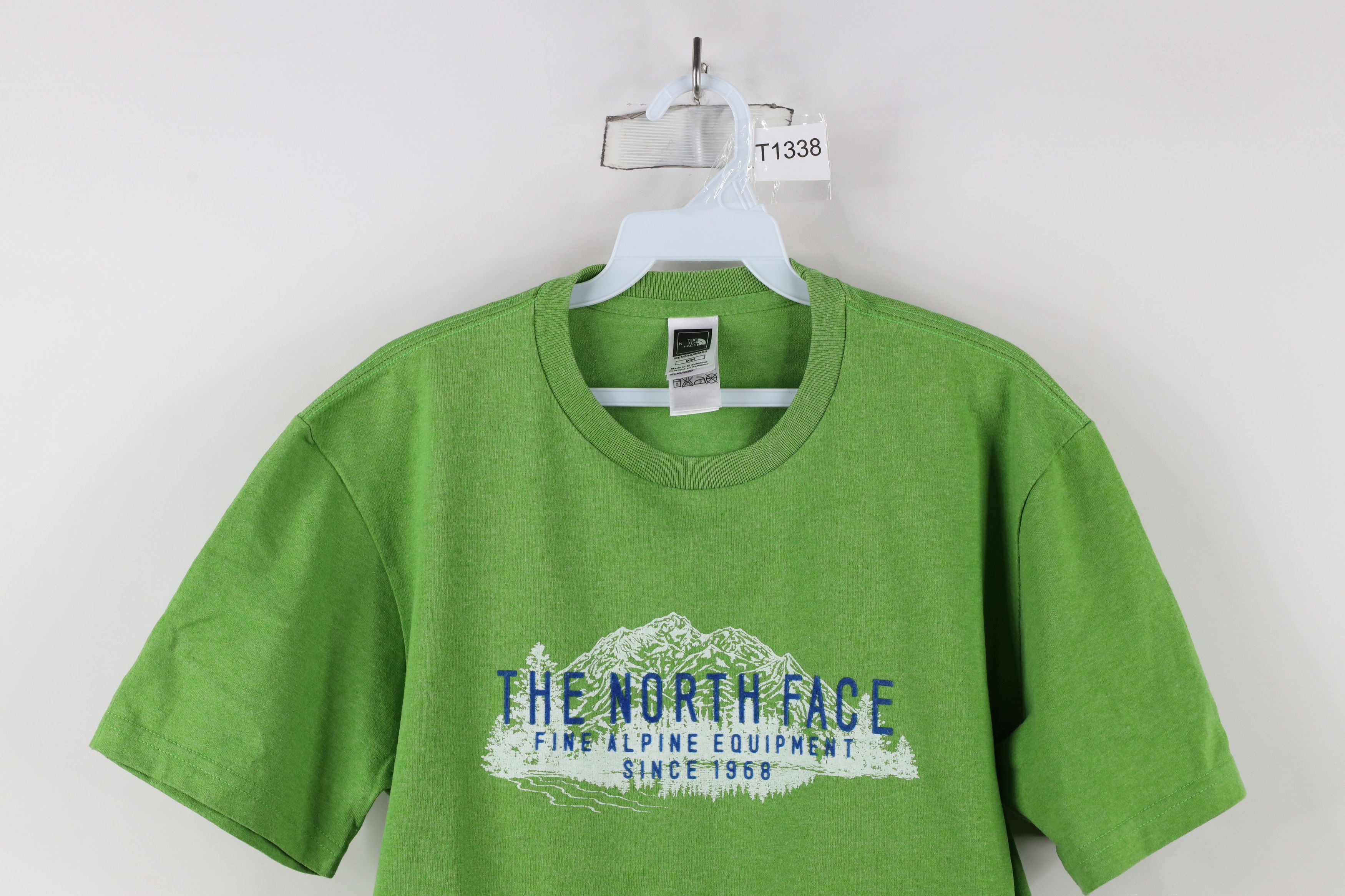 The North Face × Vintage Vintage The North Face Spell Out Short Sleeve T-Shirt Green Size US M / EU 48-50 / 2 - 2 Thumbnail