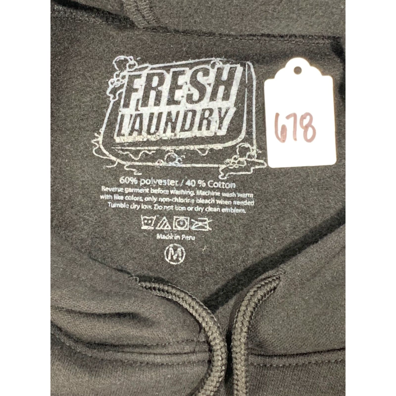 Vintage Pharaoh Fresh Laundry Black Hoodie Pullover Sweatshirt Size M Men Hooded Regular Logo Vintage No 678 Size US M / EU 48-50 / 2 - 7 Thumbnail