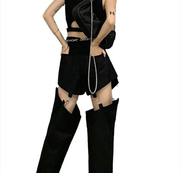 Japanese Brand × Vintage Hollow Out Slit Design High Waist 2022 Womens Jeans Size 30" / US 8 / IT 44 - 3 Thumbnail