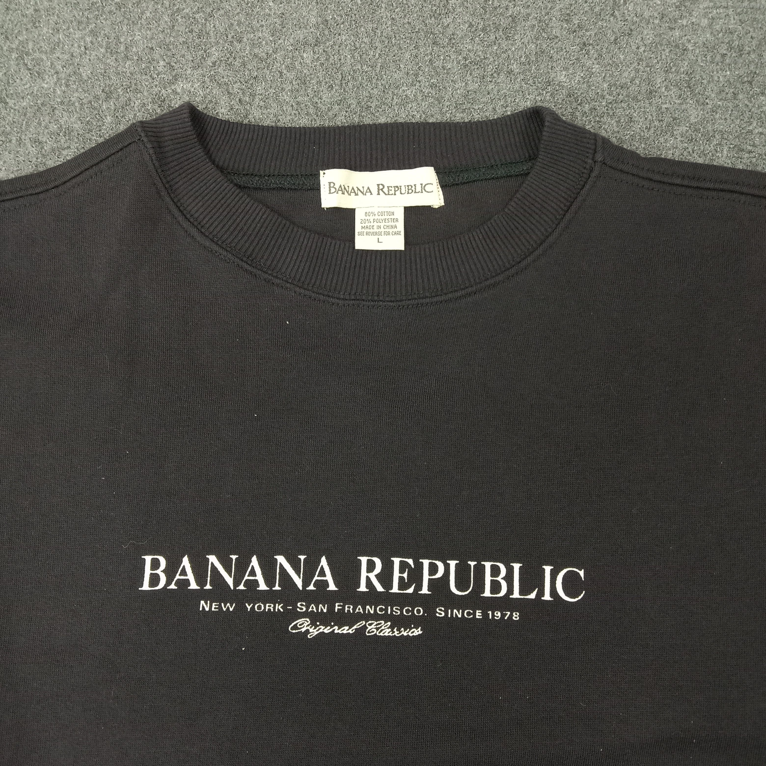 Banana Republic Banana Republic New York Baggy Sweatshirt C260N9 Size US L / EU 52-54 / 3 - 2 Thumbnail