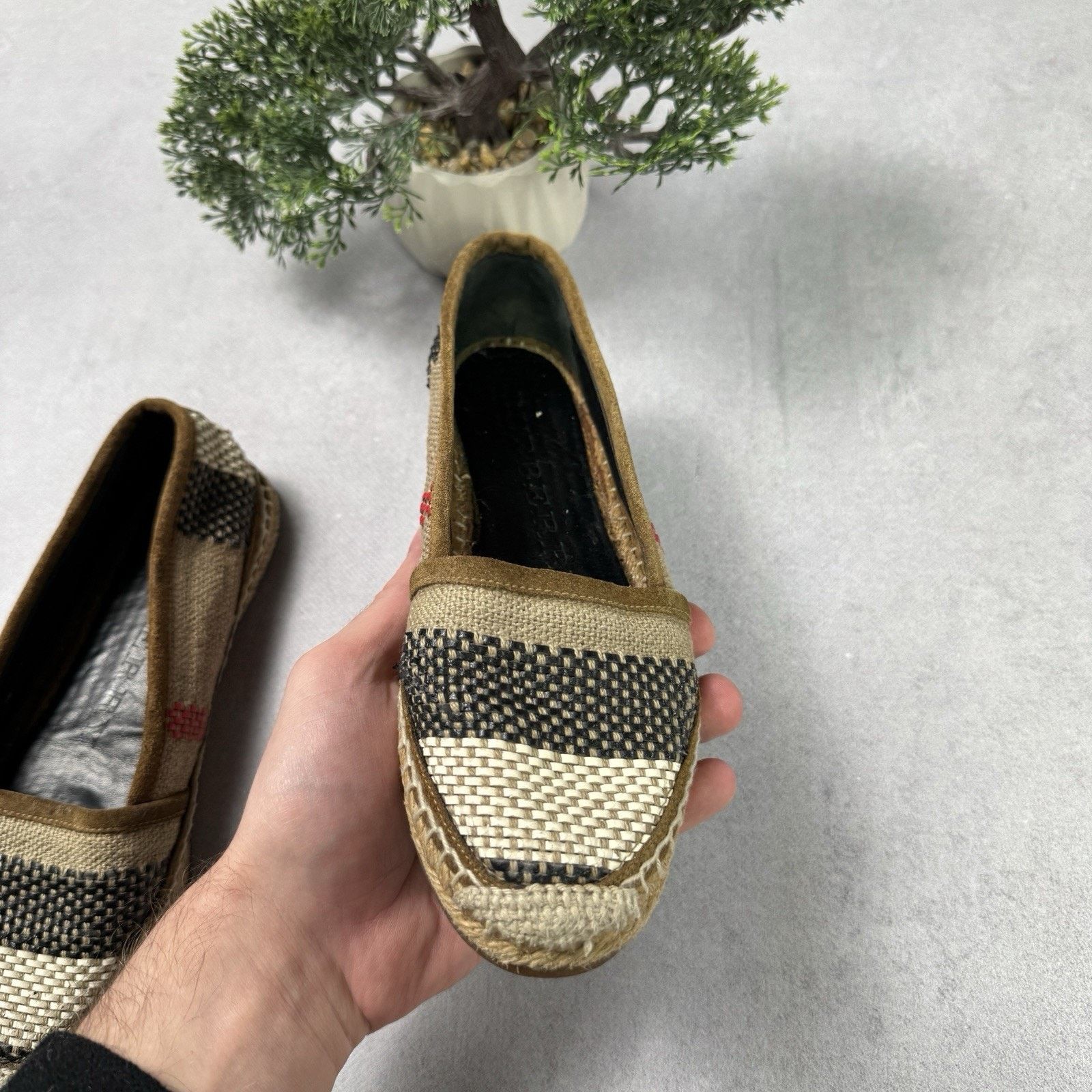 Burberry Burberry Espadrille Womens Check Size 35 US 5 Size US 5 / IT 35 - 15 Thumbnail