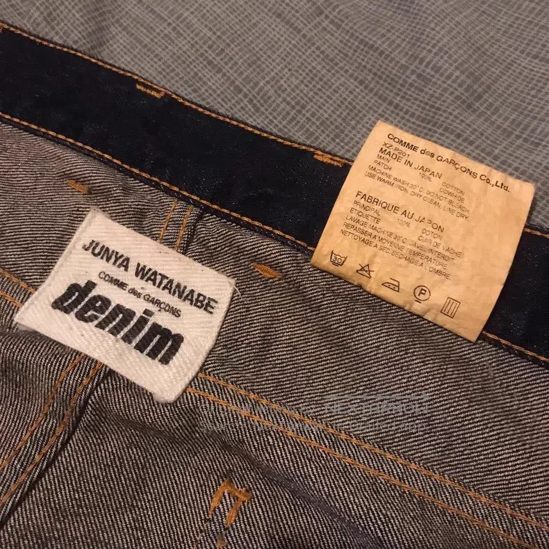Junya Watanabe Junya Watanabe size S Washed straight-fit loose denim pant Size US 27 - 6 Thumbnail