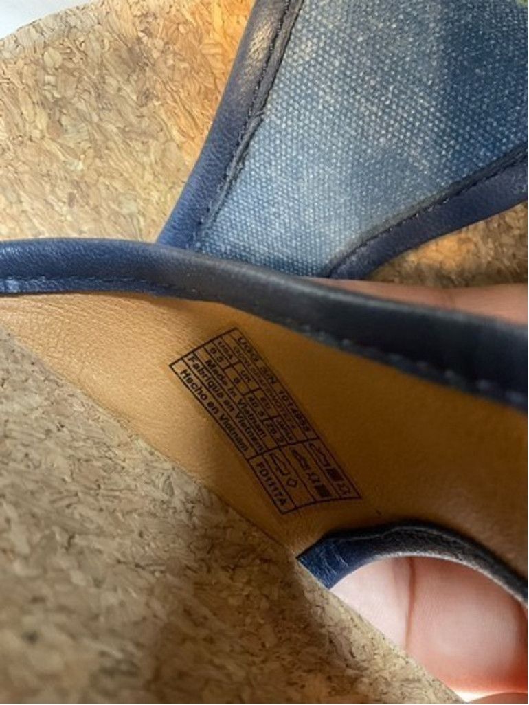 Ugg Ugg Amell Espadrille LaceUp Cork Wedge Sandal Women Size 9.5 Size US 9.5 / IT 39.5 - 4 Thumbnail