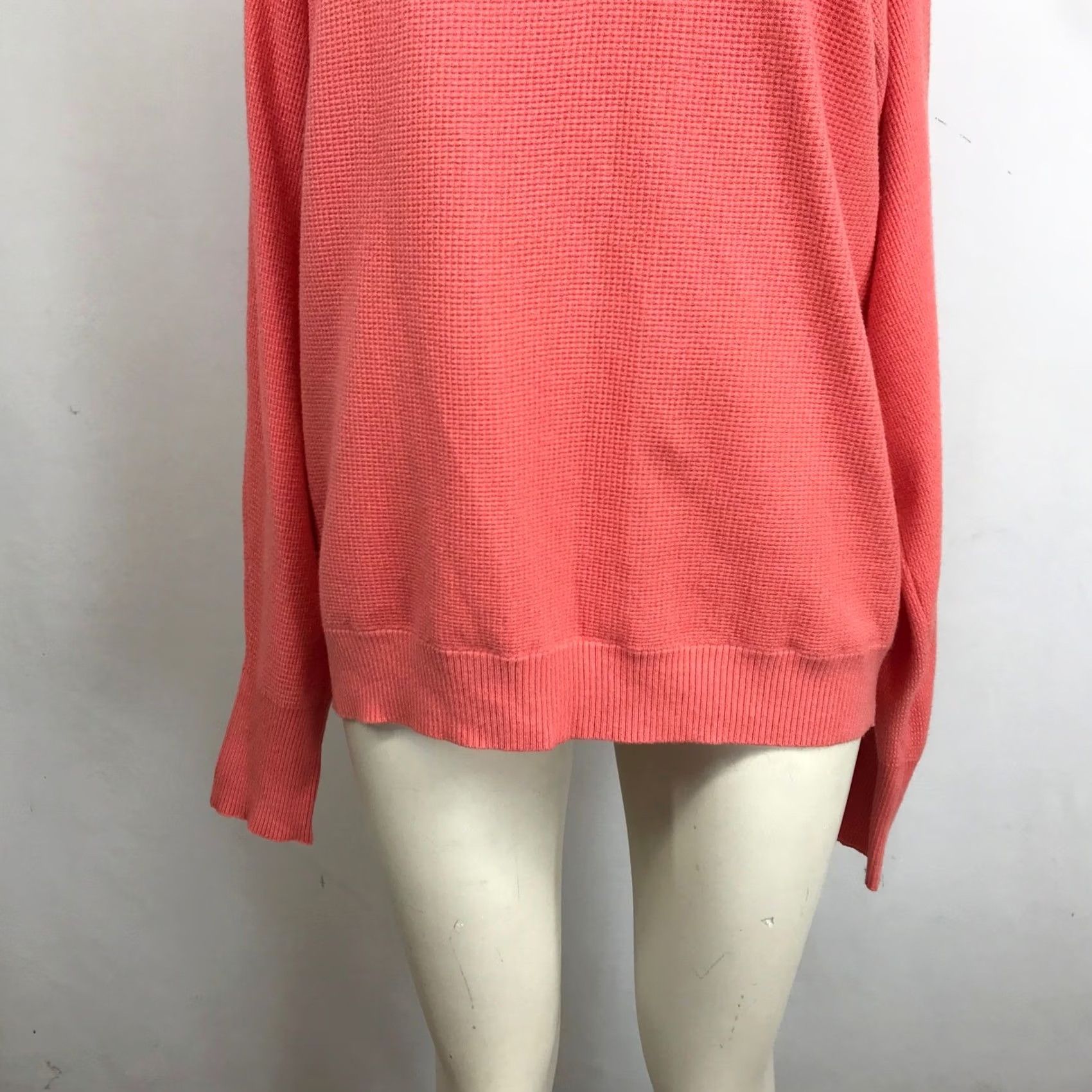 Vintage VINTAGE STACCATO Coral Waffle Knit Long Sleeve Crew Neck Sweater XL Size XL / US 12-14 / IT 48-50 - 3 Thumbnail