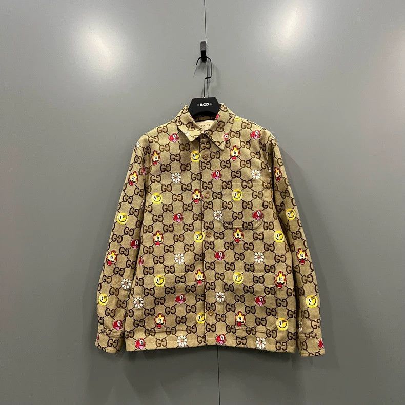 Gucci GUCCI Full Print GG Cartoon Jacket - dmc Size US M / EU 48-50 / 2 - 1 Thumbnail