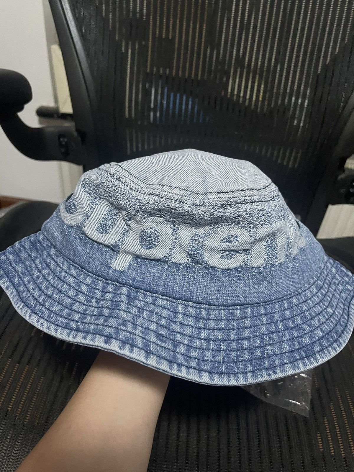 supreme／fade jacquard denim crusher ／S／M Supreme Fade Jacquard Denim Crusher (SS22) - $58