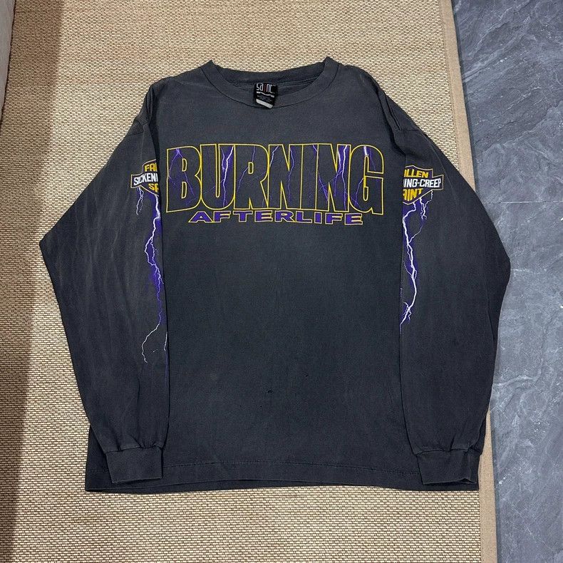 Saint Michael Saint Michael Black washed long sleeved shirt Size US XL / EU 56 / 4 - 1 Thumbnail
