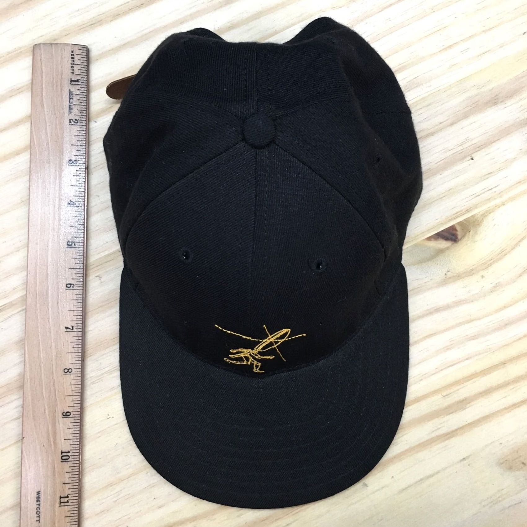 Vintage Cole & Weber Classic Baseball Cap Hat Mens One Size Fits All Black Flat Bill Size ONE SIZE - 3 Thumbnail