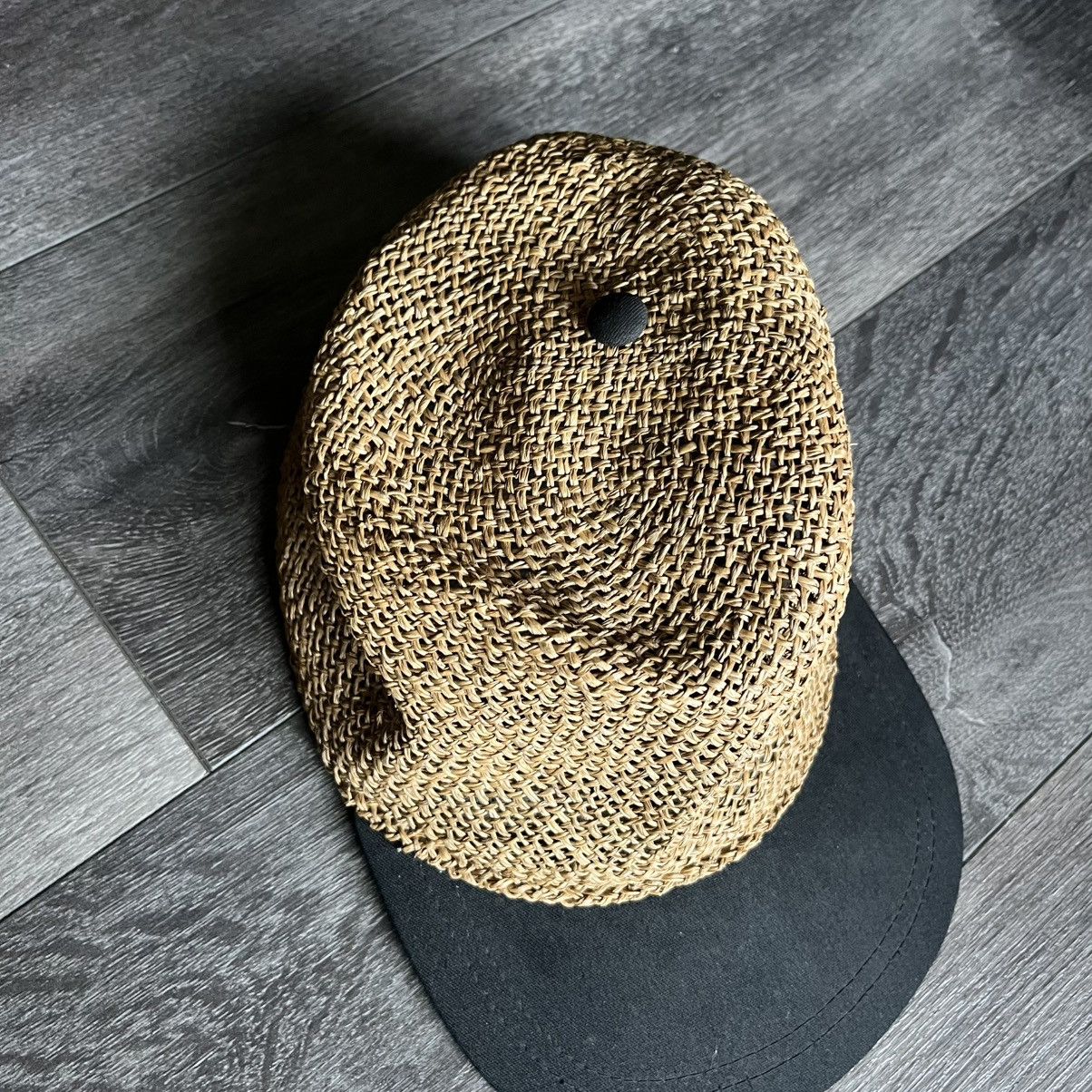 Vintage Vintage 1990s Bailey Straw Weave Baseball Fitted Cap Size L Size ONE SIZE - 3 Thumbnail