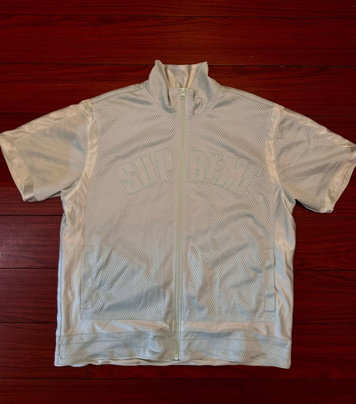 Supreme Supreme Mesh Zip Up Shirt size M Size US M / EU 48-50 / 2 - 1 Thumbnail