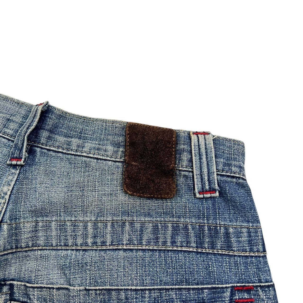 JNCO Vintage Jnco Skull Baggy Denim Shorts / Jorts - Waist: 30” Size US 30 / EU 46 - 4 Thumbnail