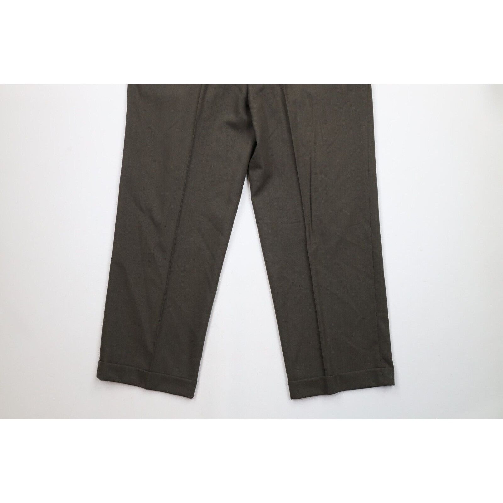 Vintage Vintage Streetwear Athletic Fit 2 Piece Wool Wedding Suit Size 42R - 20 Thumbnail