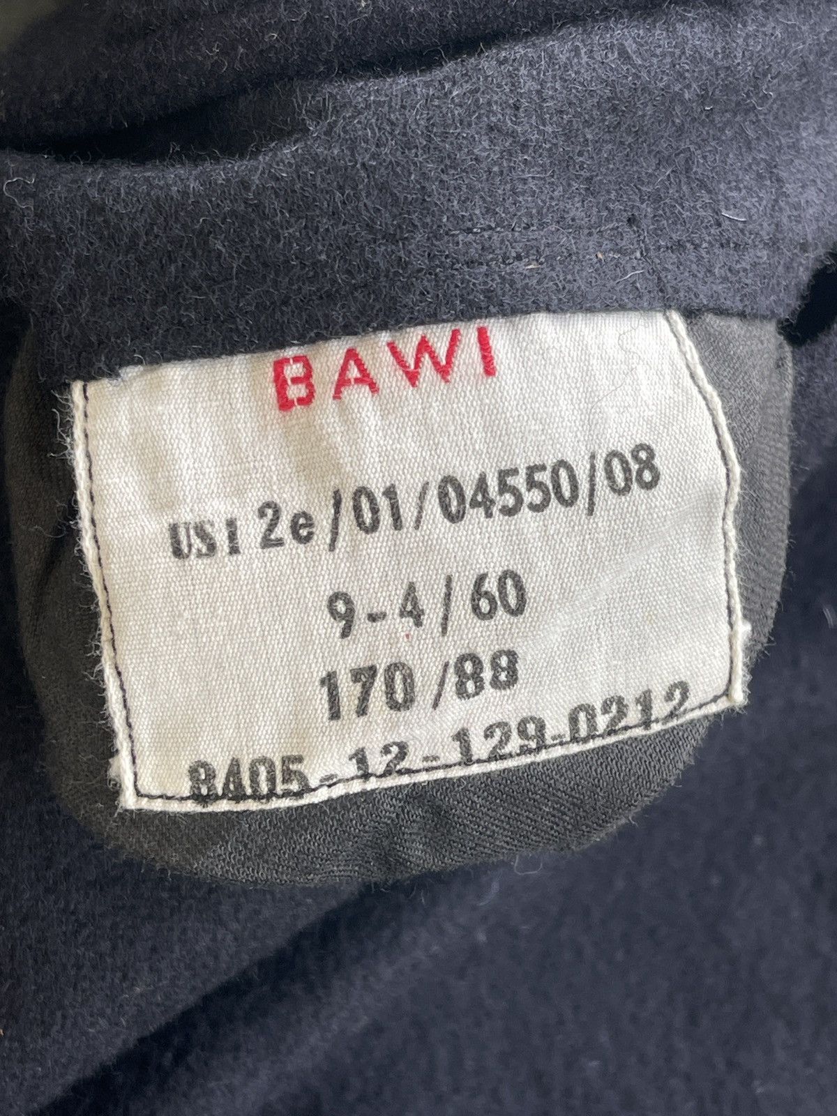Vintage 1960s Germany WWII Impression Officer Peacoat Size US XS / EU 42 / 0 - 4 Thumbnail