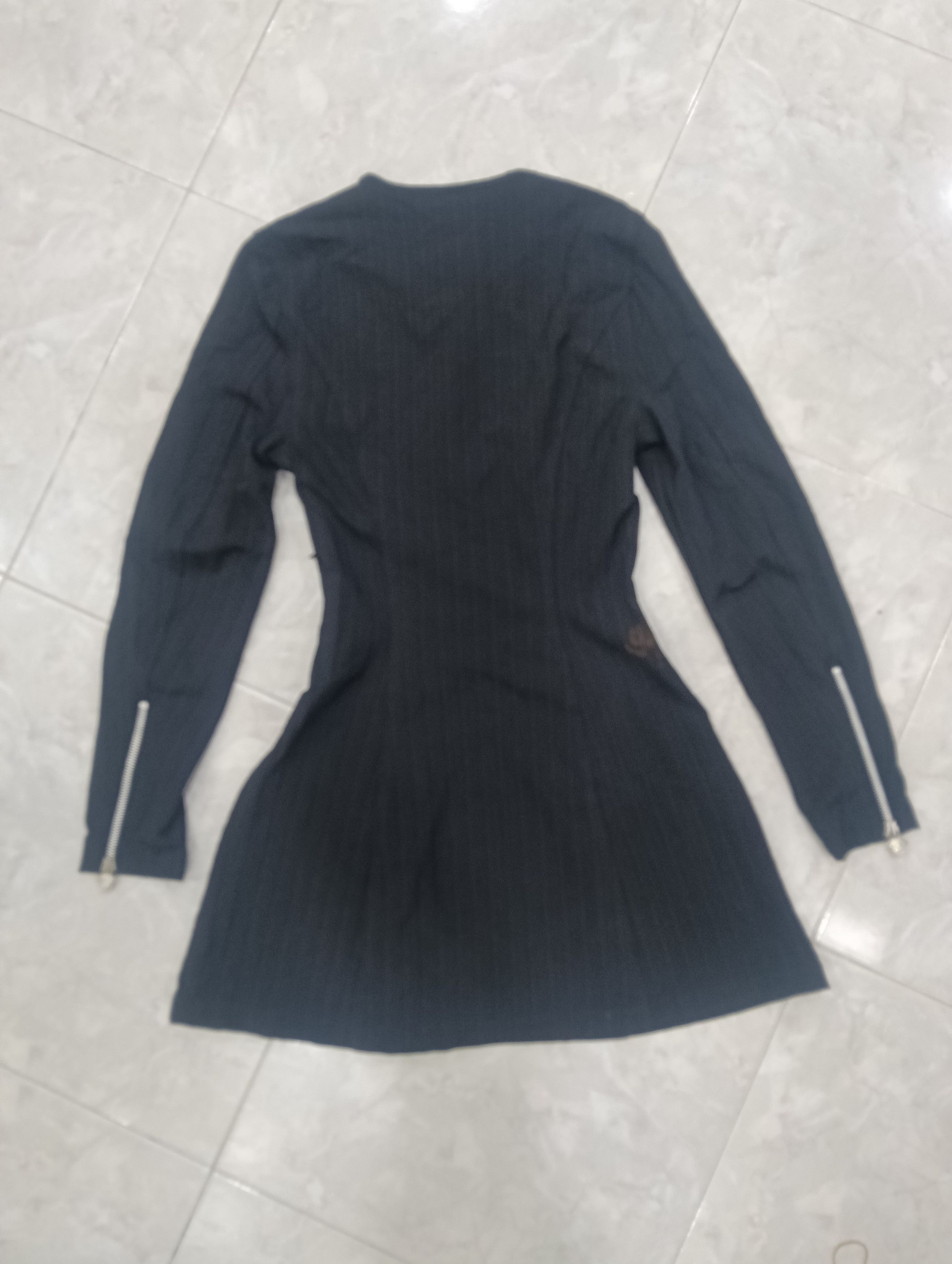 Versace Jeans Couture Vintage Versace Ribbed Dresses Long Sleeve Size S / US 4 / IT 40 - 3 Thumbnail