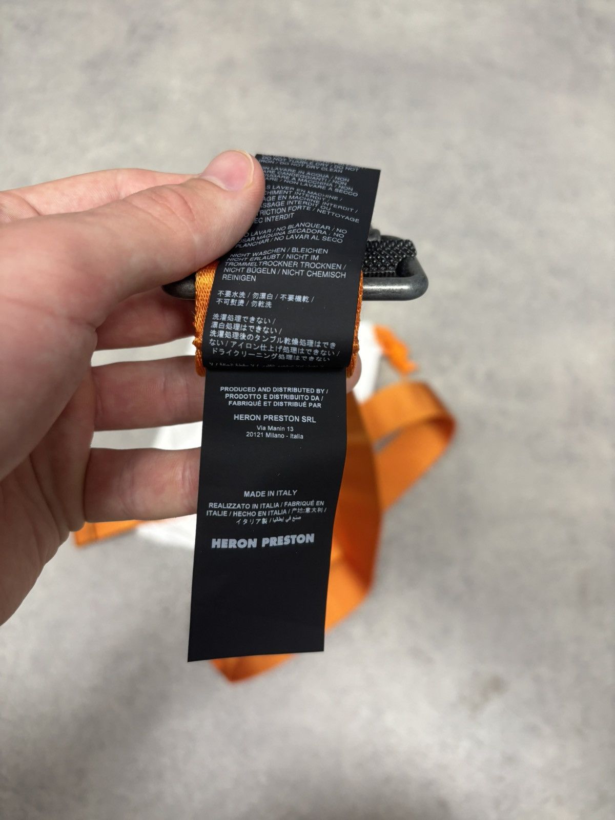 Heron Preston Heron Preston tape belt Size ONE SIZE - 5 Thumbnail