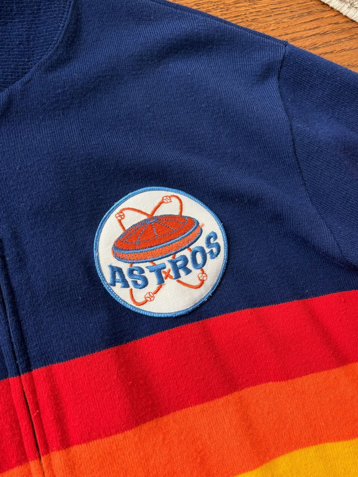 Starter × Vintage 1970s Houston Astros Rainbow Dugout Jacket Vintage Sweater Size US XL / EU 56 / 4 - 9 Thumbnail