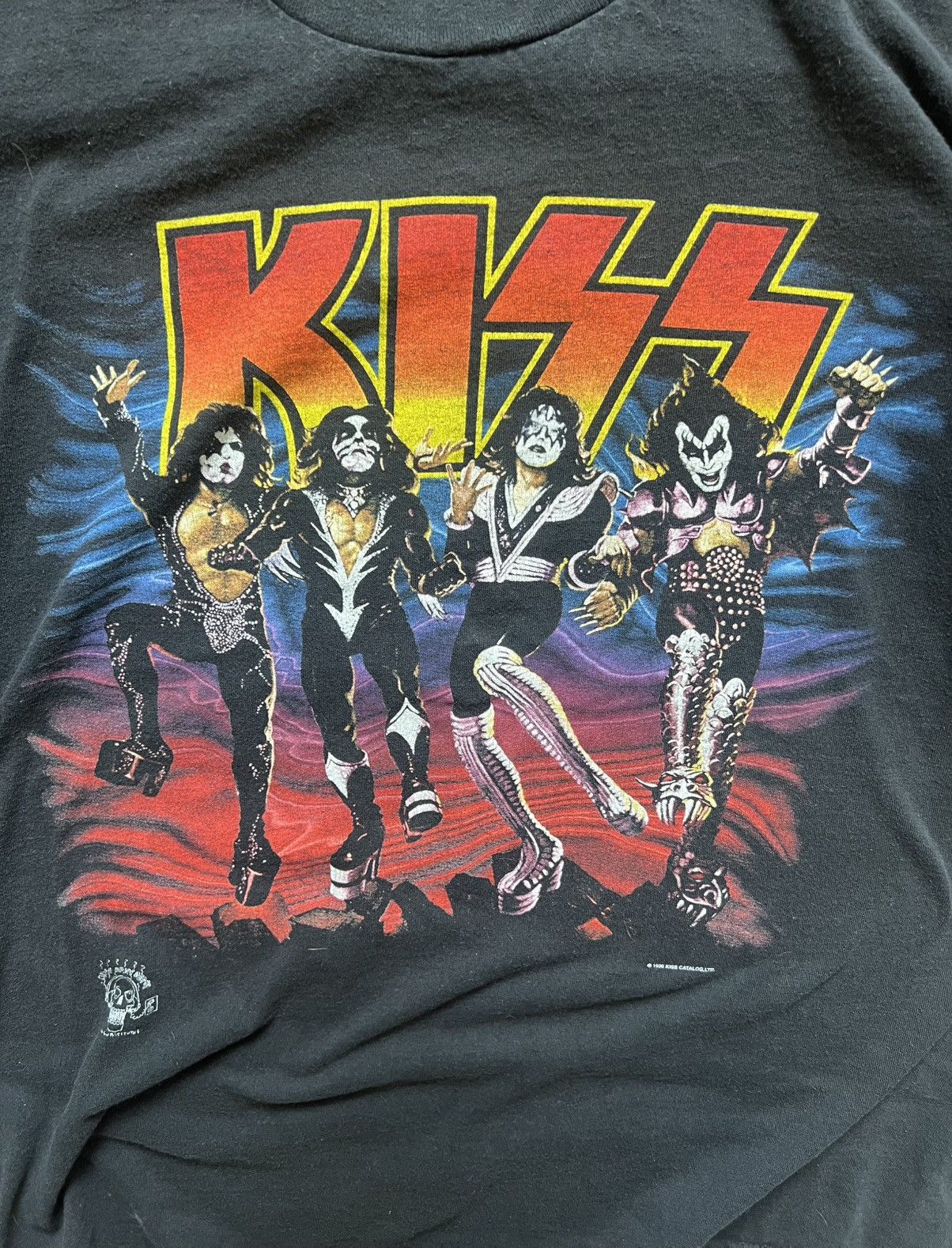 Vintage 1996 KISS 20 Years of Destruction Concert Tee Size US L / EU 52-54 / 3 - 3 Thumbnail