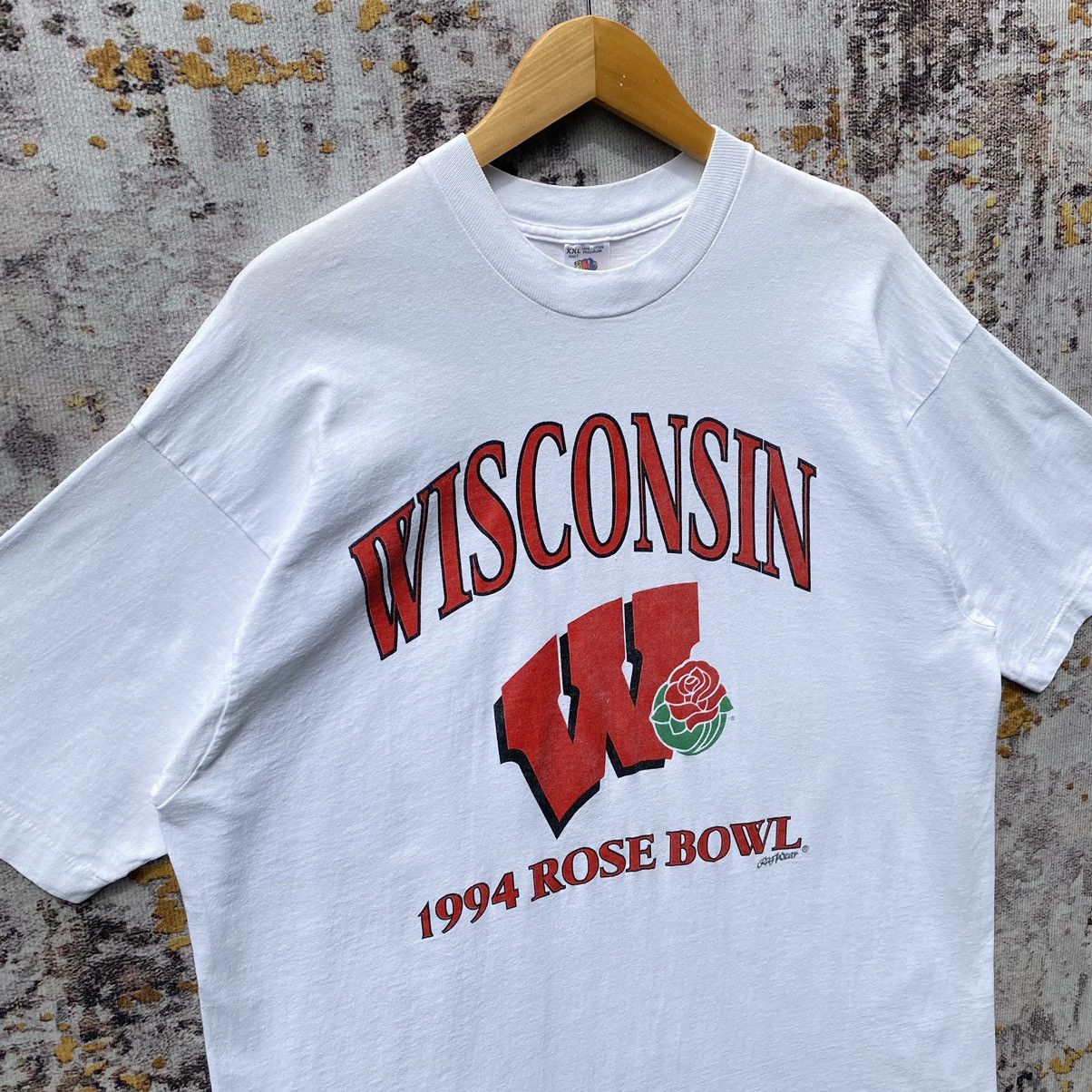 NCAA × Vintage Vintage Wisconsin 1994 Rose Bowl Shirt Rose Bowl College Size US XXL / EU 58 / 5 - 4 Thumbnail