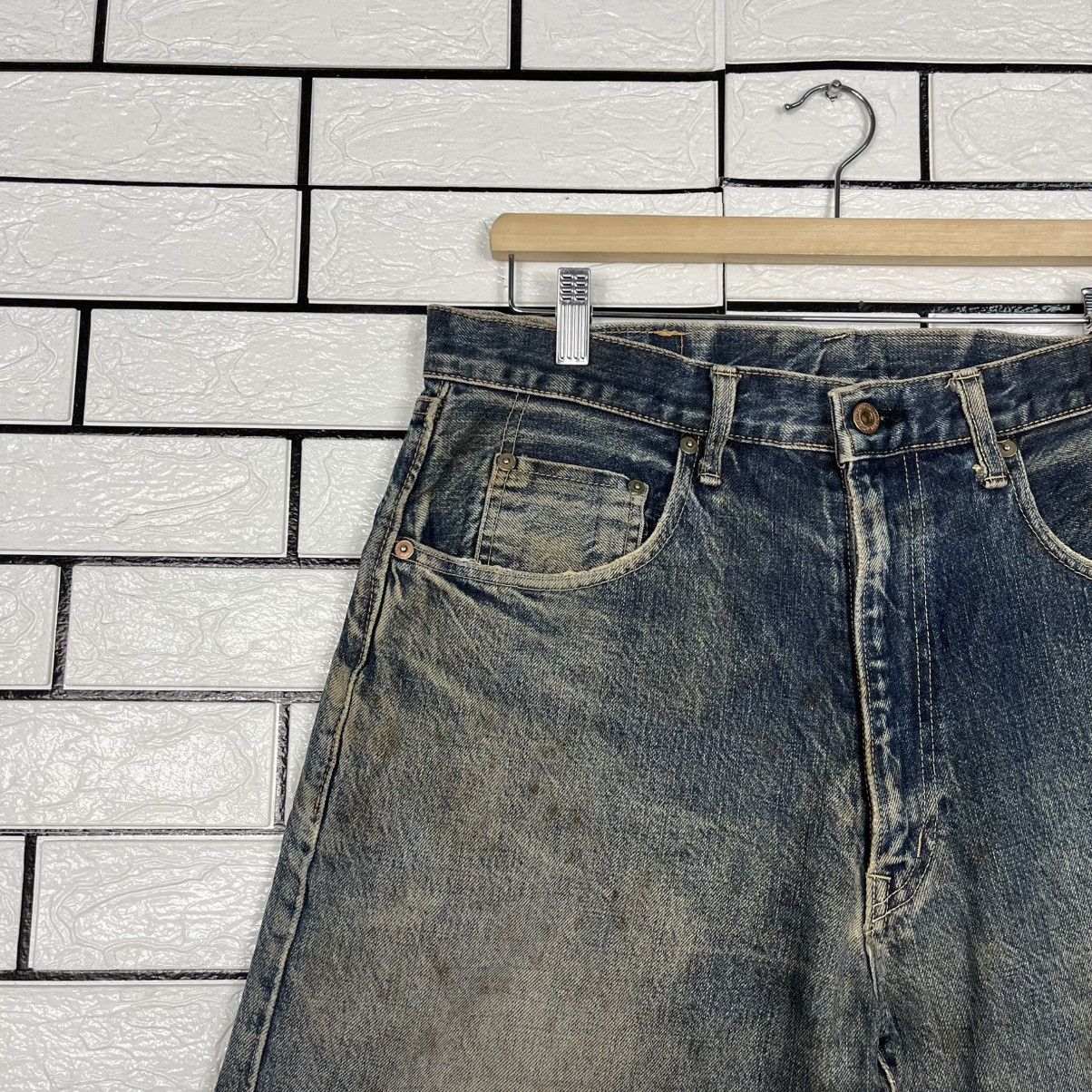 Japanese Brand Vintage Jump Juveneile Clip Distressed Short Denim Size US 32 / EU 48 - 7 Thumbnail