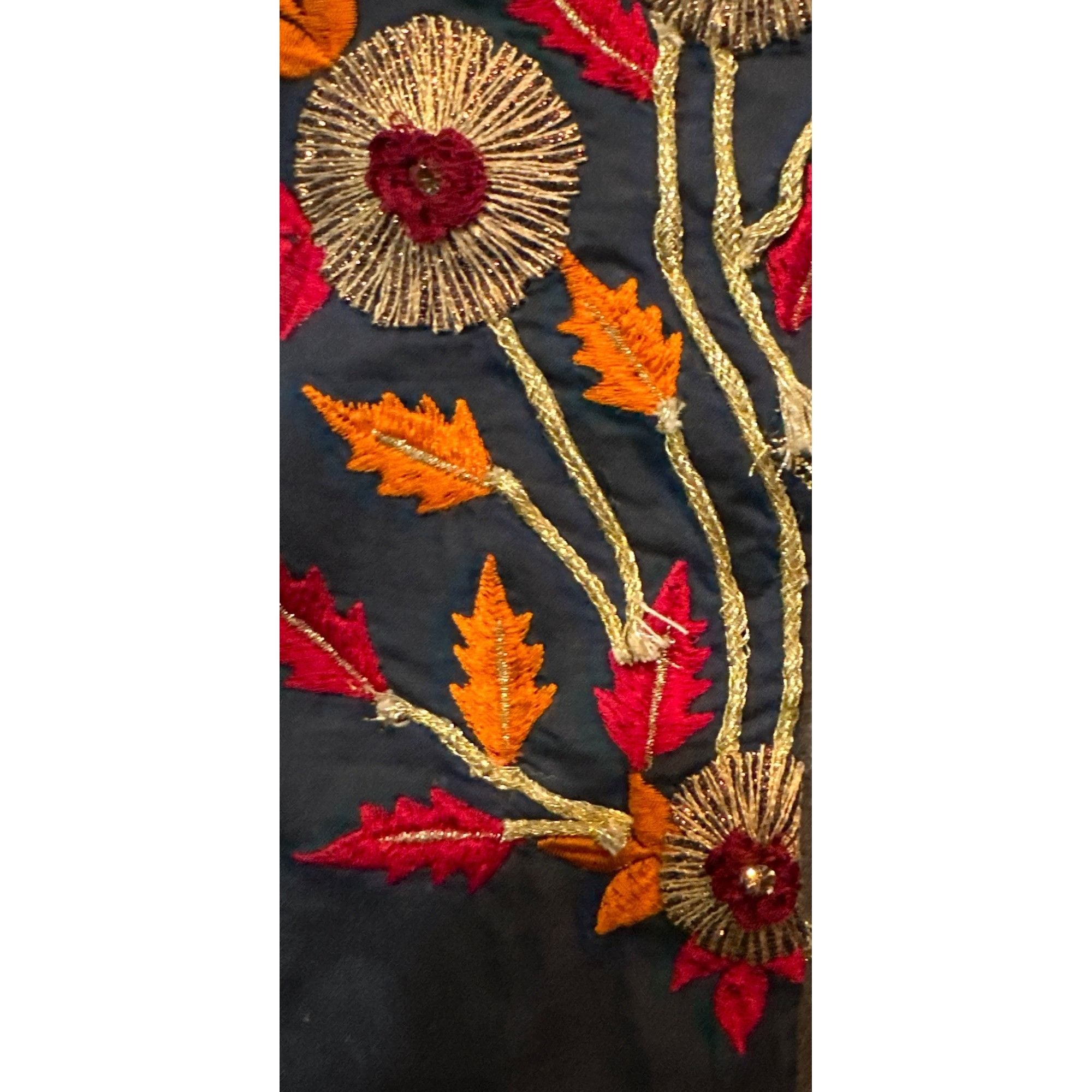 Other CCC Embroidered Tunic Dress Floral Stripe Detailing Long Sle Size M / US 6-8 / IT 42-44 - 7 Thumbnail