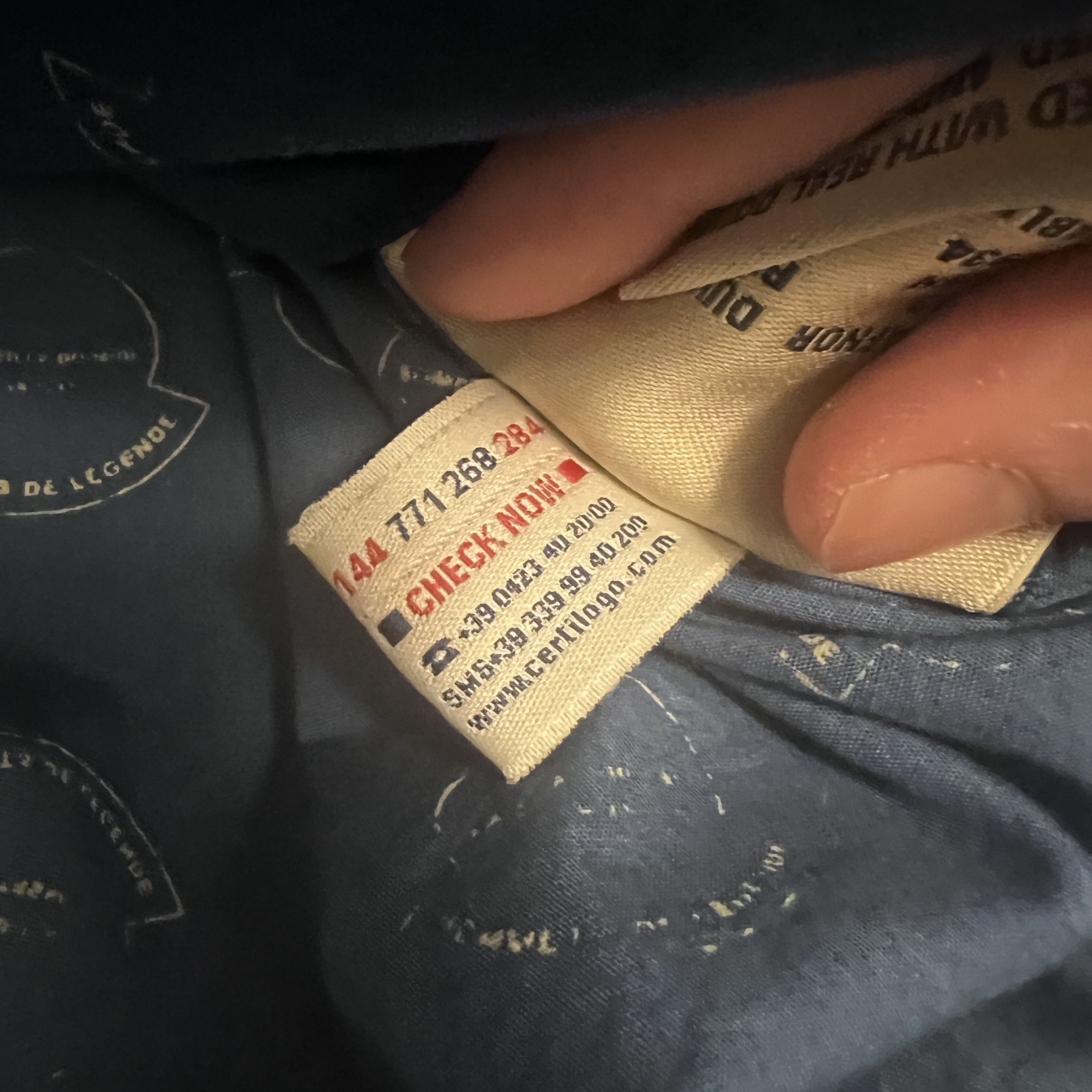 Other AW 2011 Moncler x Vivism Blue Woven Down Puffer Jacket Size US L / EU 52-54 / 3 - 11 Thumbnail