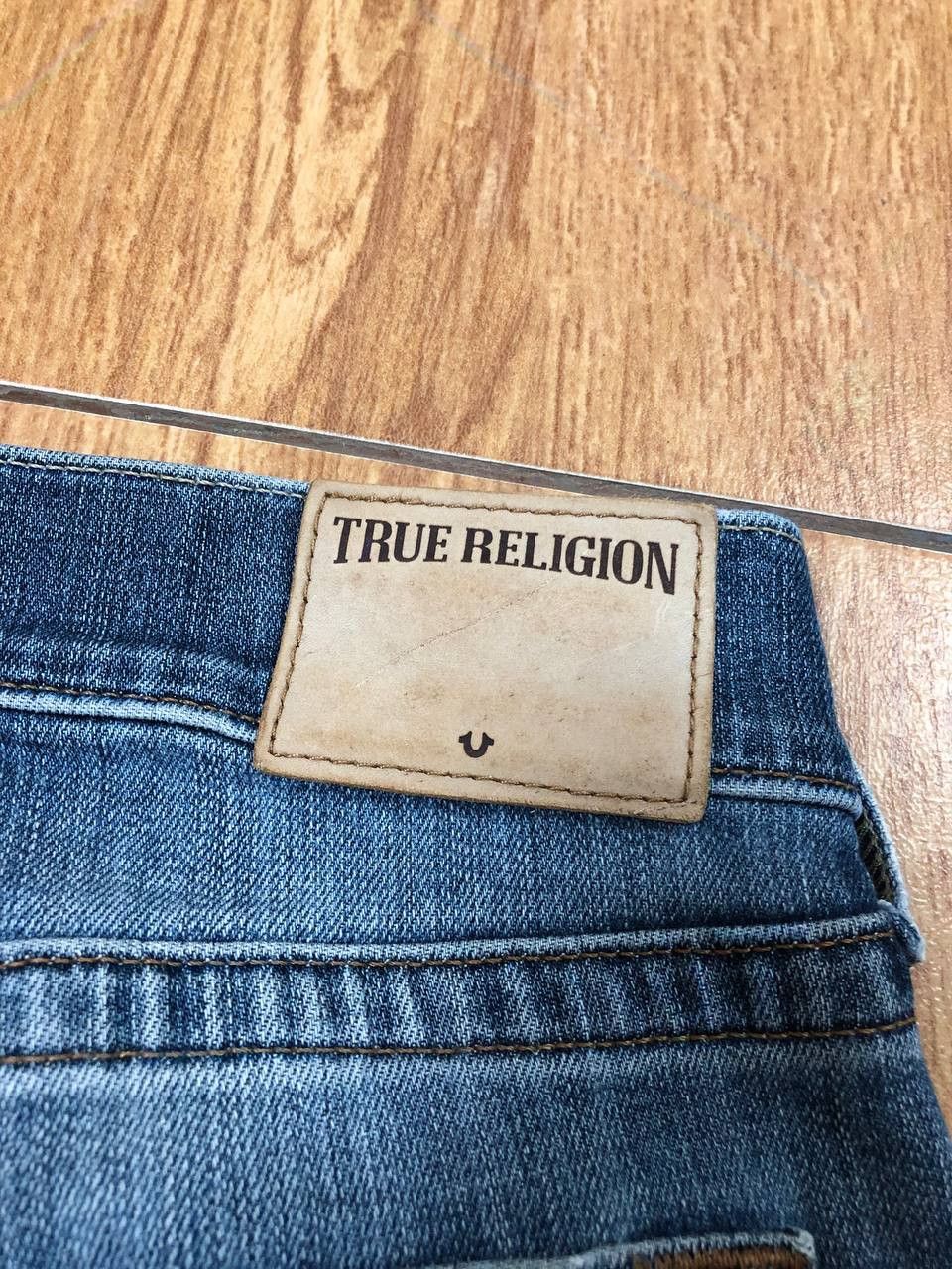 Japanese Brand × True Religion Crazy Crash Dirty Baggy Faded Jean Japan Avant Garde Style Size US 30 / EU 46 - 8 Thumbnail