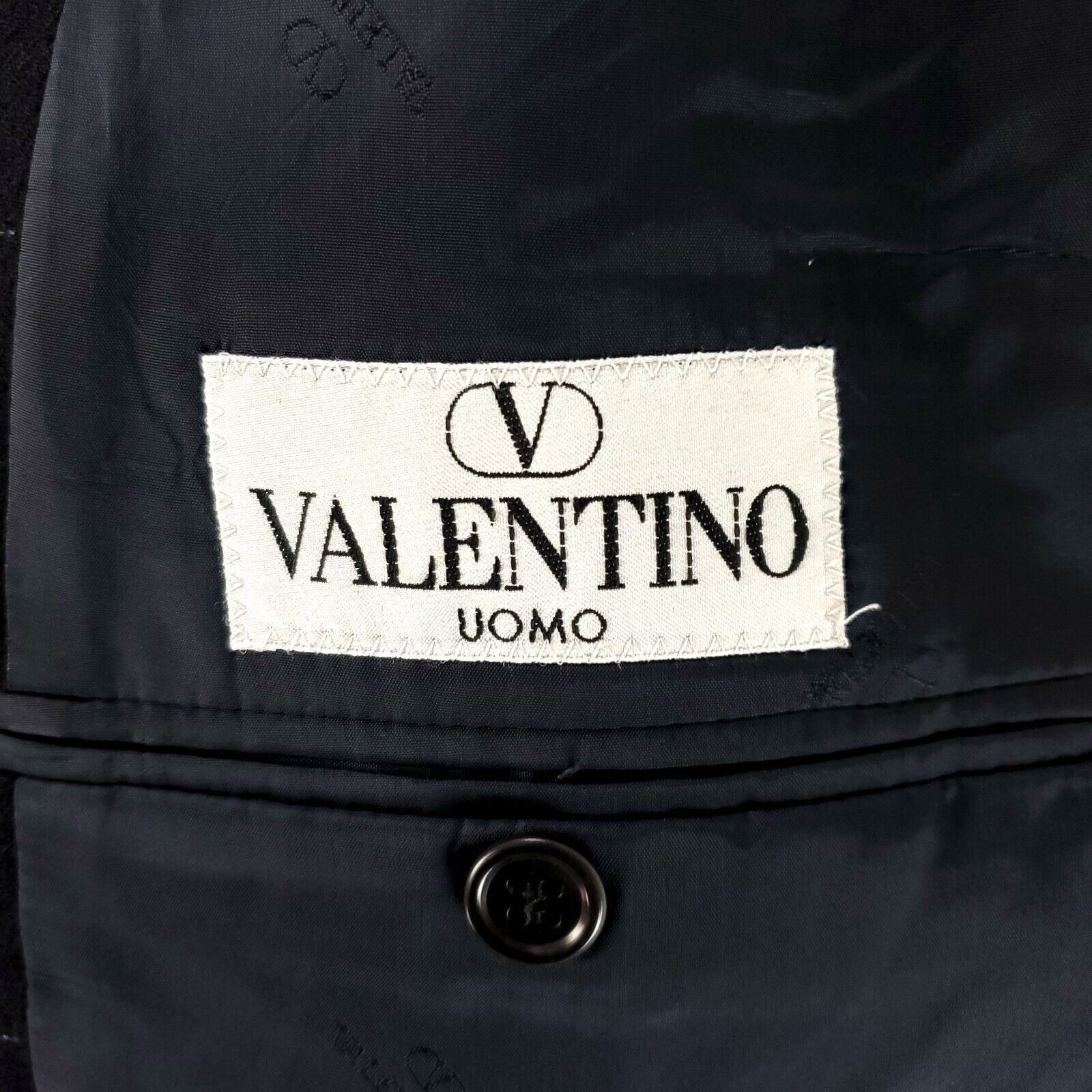 Valentino Valentino Flannel Wool Cashmere 3 Button Sport Coat W/ Vest Size 42L - 7 Thumbnail