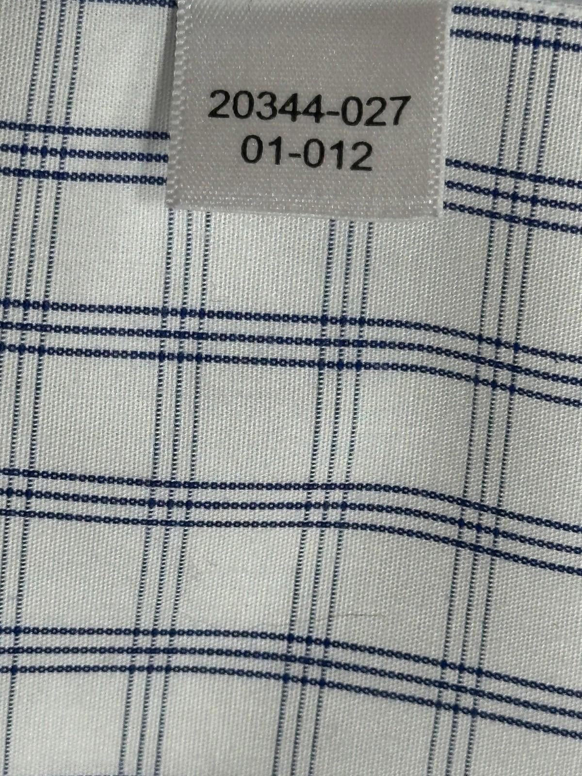 Brooks Brothers Brooks Brothers Slim No-Iron Cotton Button Up Blue Men XL 16 Size 44R - 9 Thumbnail