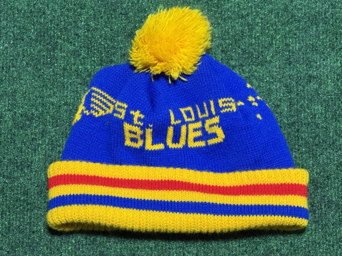 NHL Vintage St Louis Blues Missouri Lottery Promo Beanie Size ONE SIZE - 1 Thumbnail