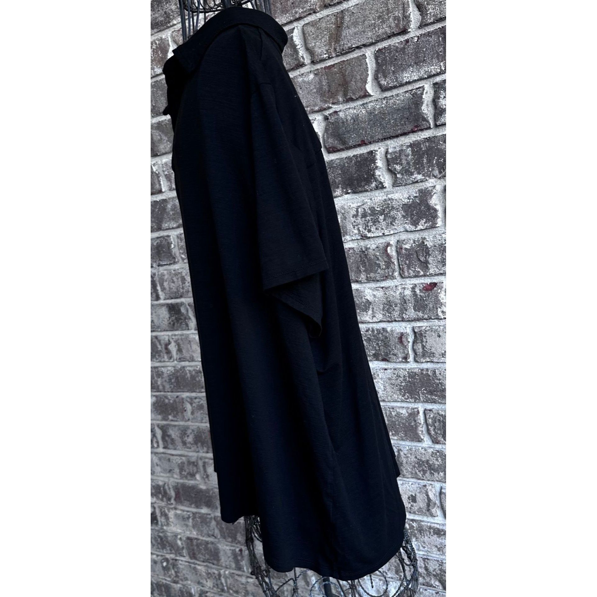 Designer J Jill Wearever Collection Top Womens 3X Black Pleaded Back Size 3XL / US 20-22 - 9 Thumbnail
