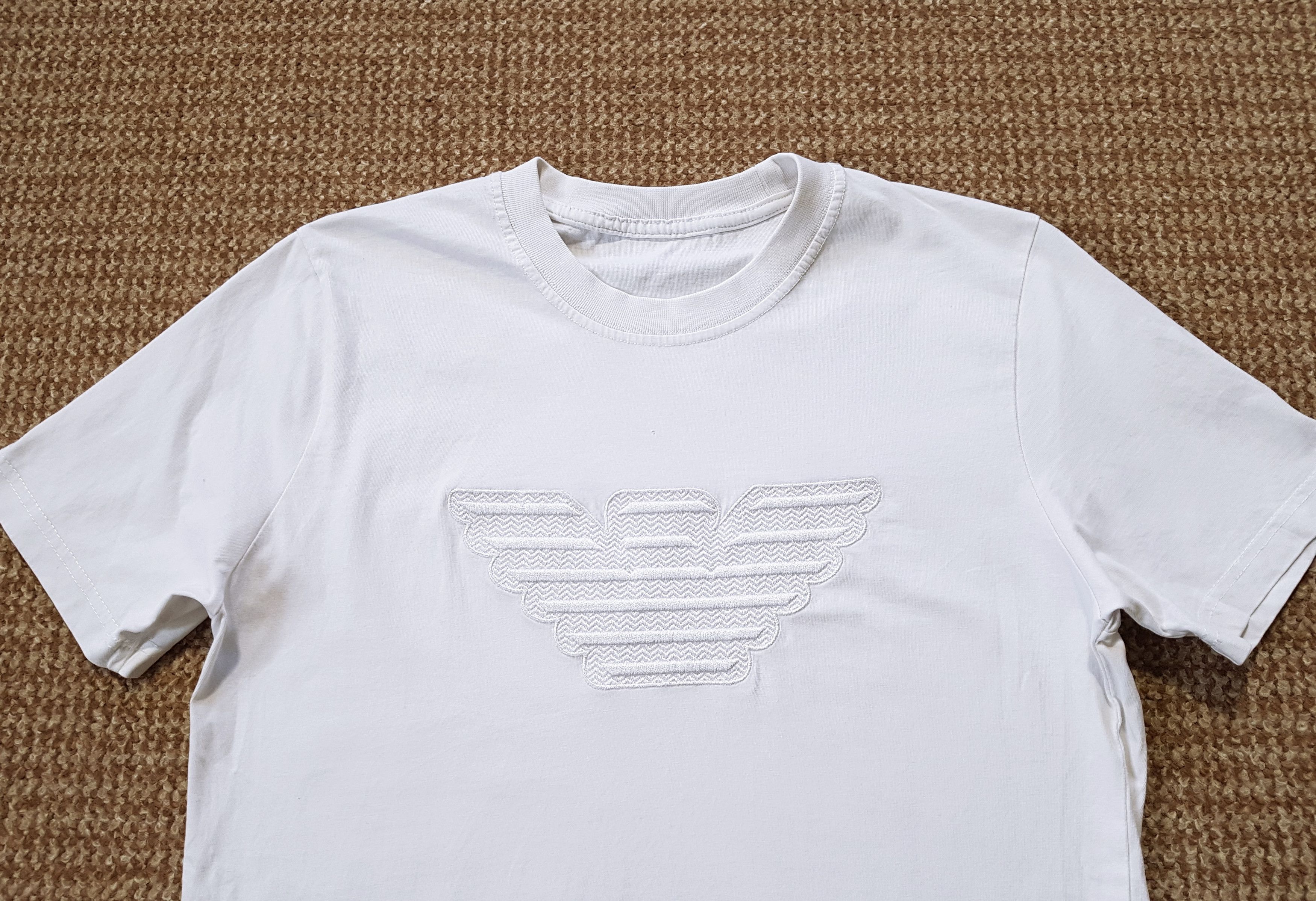 Emporio Armani Emporio Armani Big Logo T-Shirt sz L Size US L / EU 52-54 / 3 - 2 Thumbnail