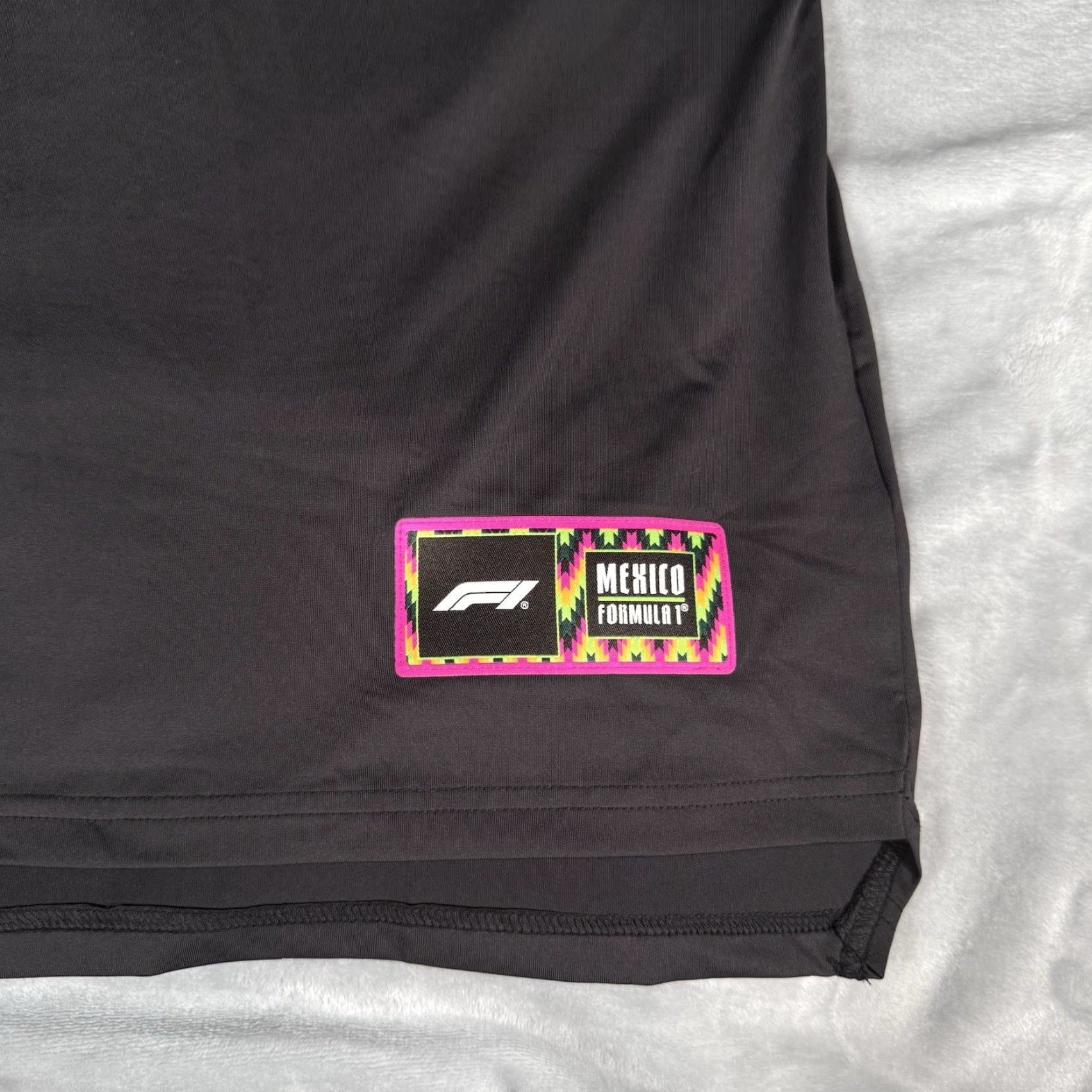 Vintage Formula 1 Mexico Racing Shirt Mens Medium 1/4 Zip Athletic Stretch Black Size US M / EU 48-50 / 2 - 2 Thumbnail