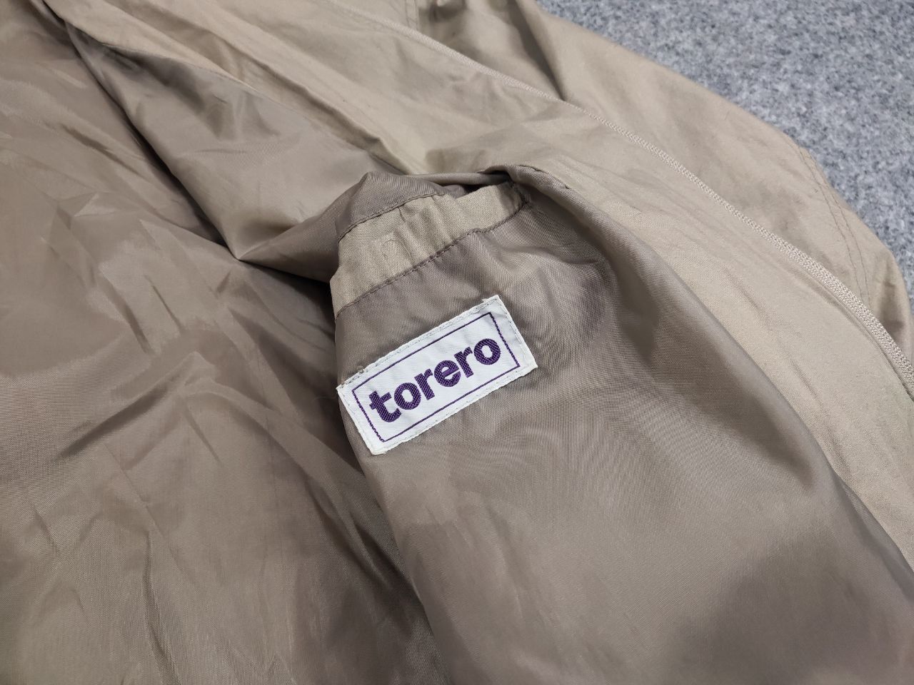 Lacoste Vintage 90's Lacoste custom double logo Beige Bomber Jacket Size US M / EU 48-50 / 2 - 18 Thumbnail