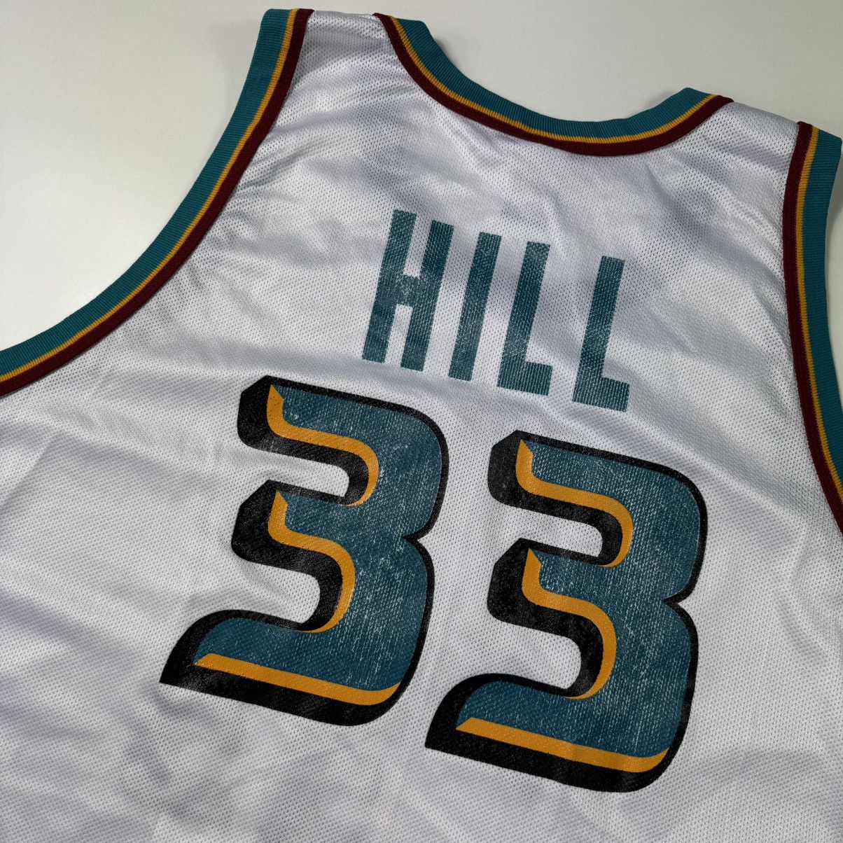 Champion × NBA × Vintage Detroit Pistons #33 Grant Hill Vintage Champion 1997 Jersey Size US XL / EU 56 / 4 - 13 Thumbnail