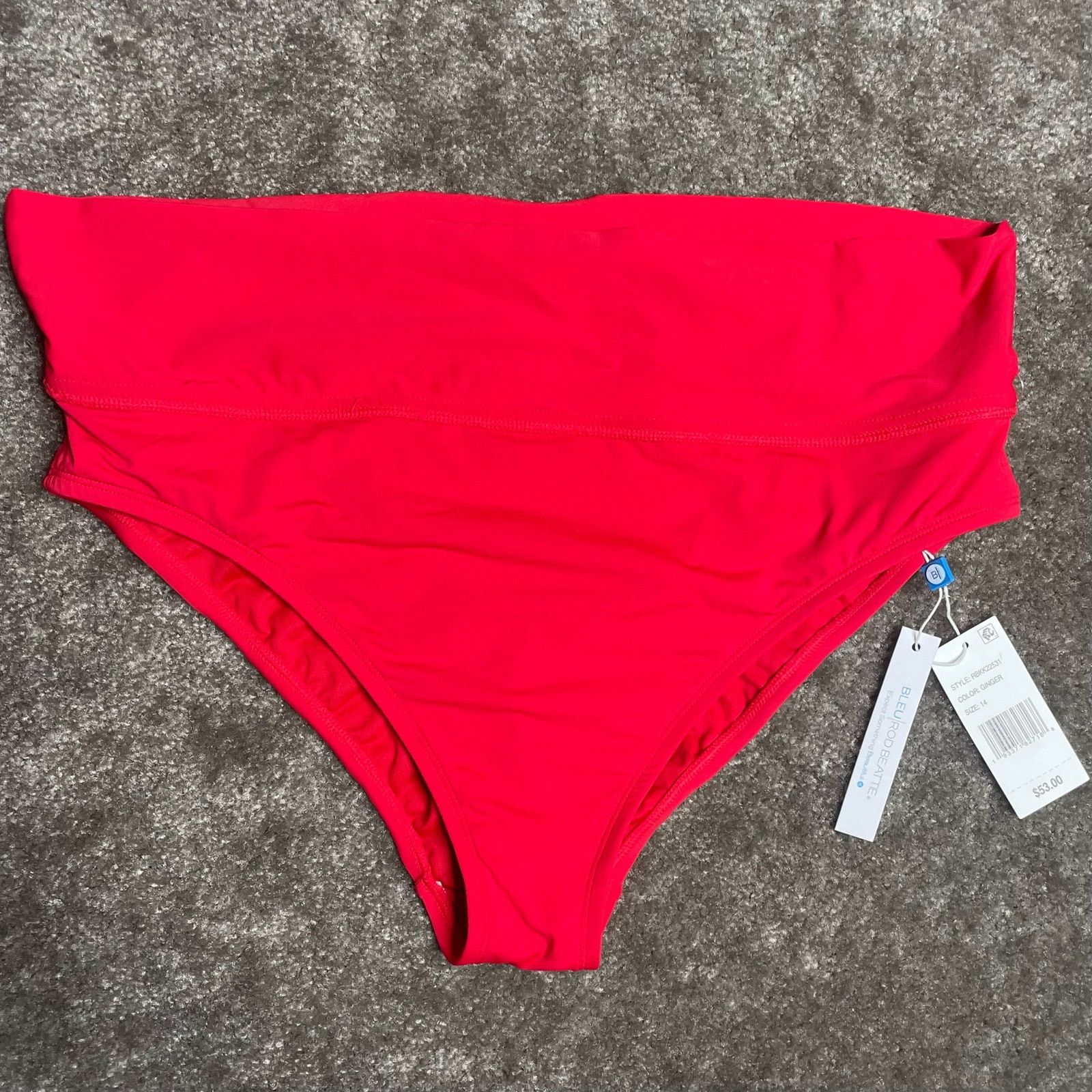 Other NWT $132 Bleu Rod Beattie Red Bikini Size ONE SIZE - 7 Thumbnail