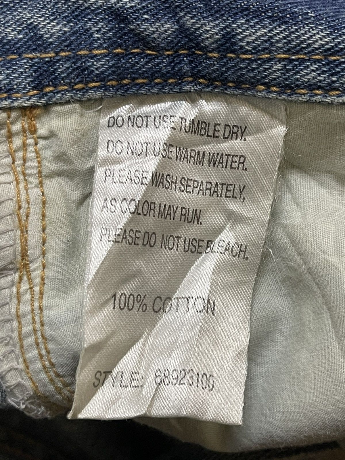 KMRii Vintage Japanese Brand Studded Faded Mud Wash Distress Loose Size US 32 / EU 48 - 10 Thumbnail