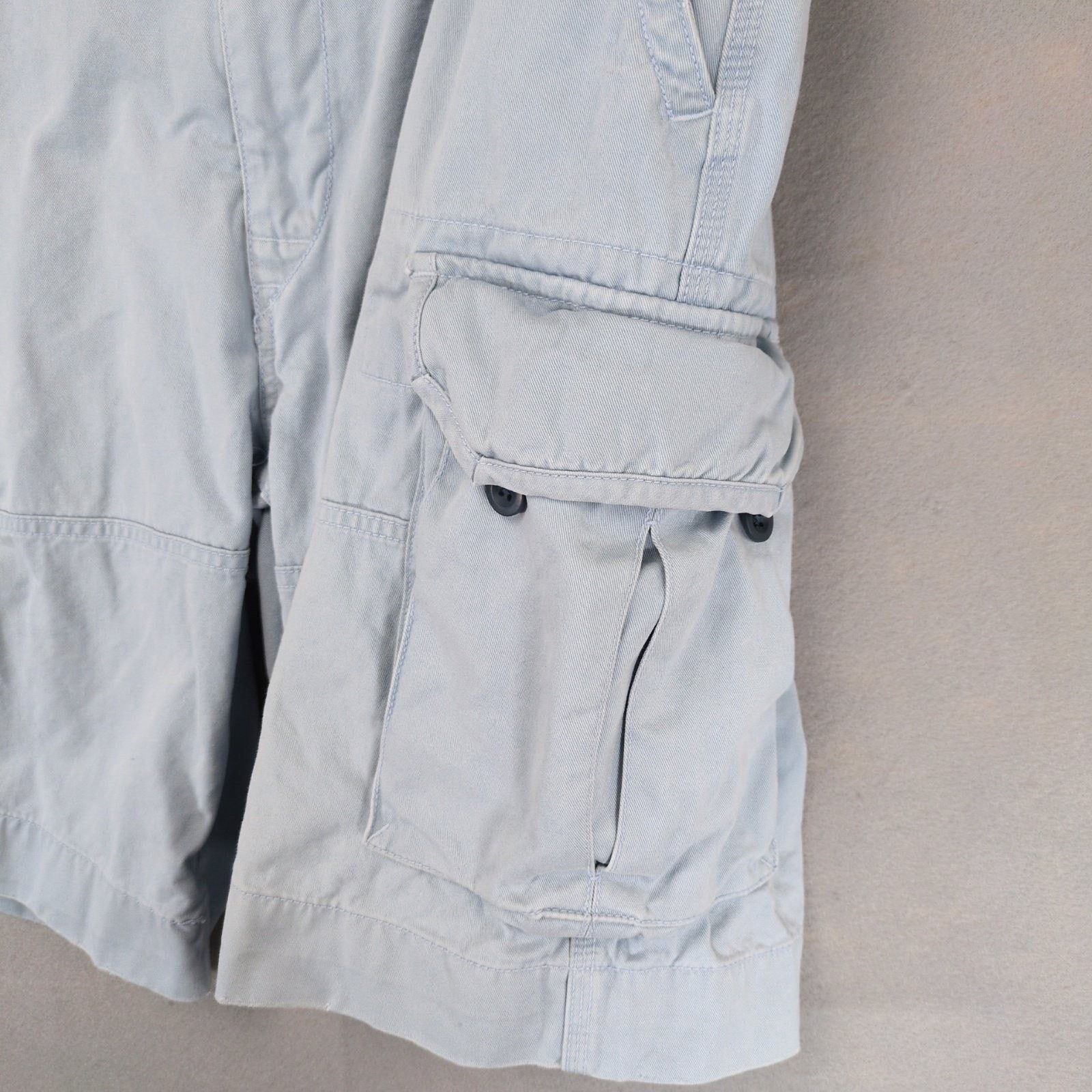 Polo Ralph Lauren Vtg Polo by Ralph Lauren Men's 38x10 Cargo Shorts Light Blue Size US 38 / EU 54 - 2 Thumbnail