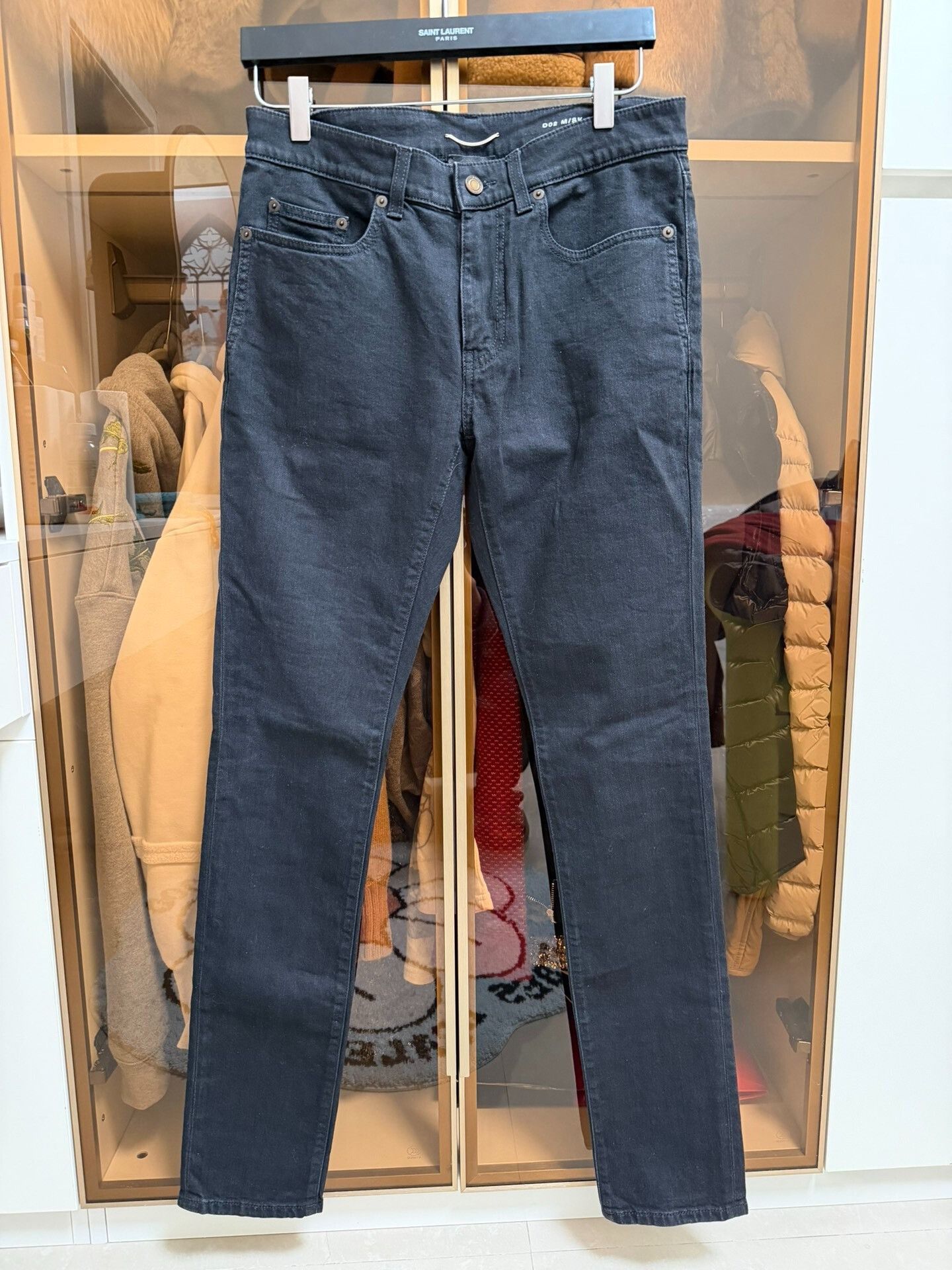 Yves Saint Laurent Saint Laurent Black Denim Pants Size 30 Size US 30 / EU 46 - 1 Thumbnail