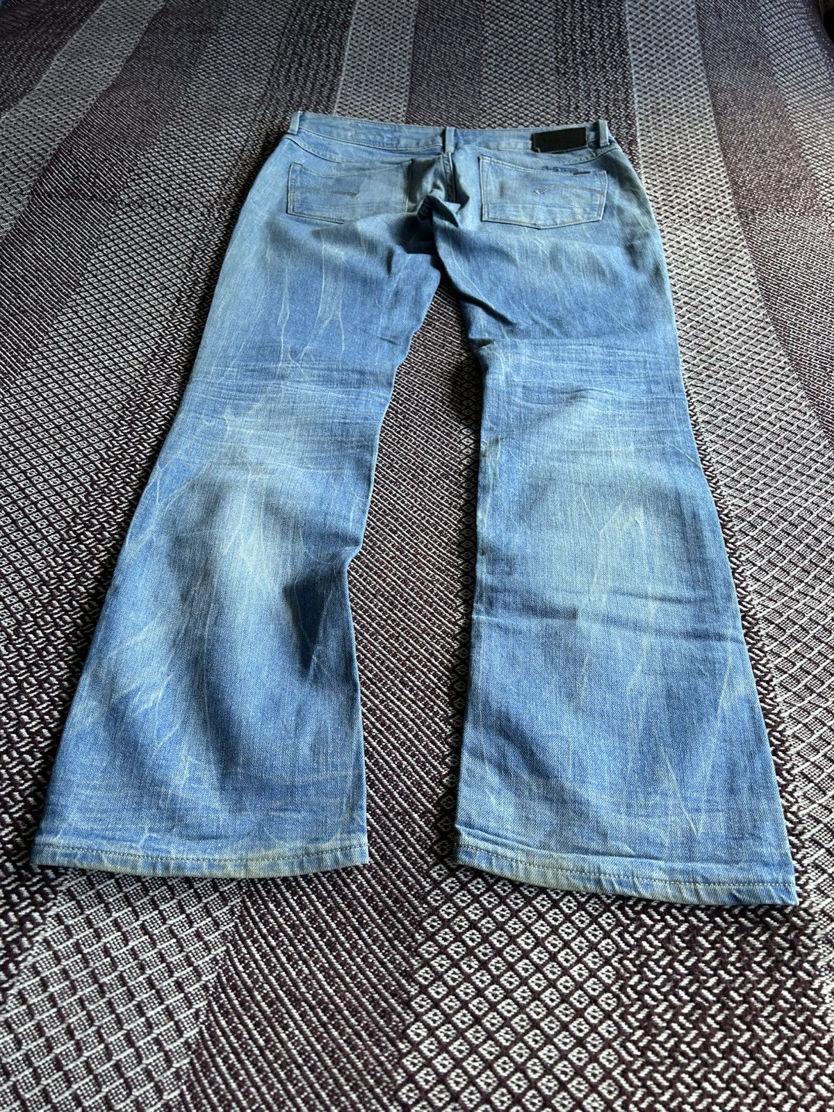 G-Star G-star Raw 3301 Straight Denim Jeans Faded Distressed Sz 31 Size US 31 - 4 Thumbnail