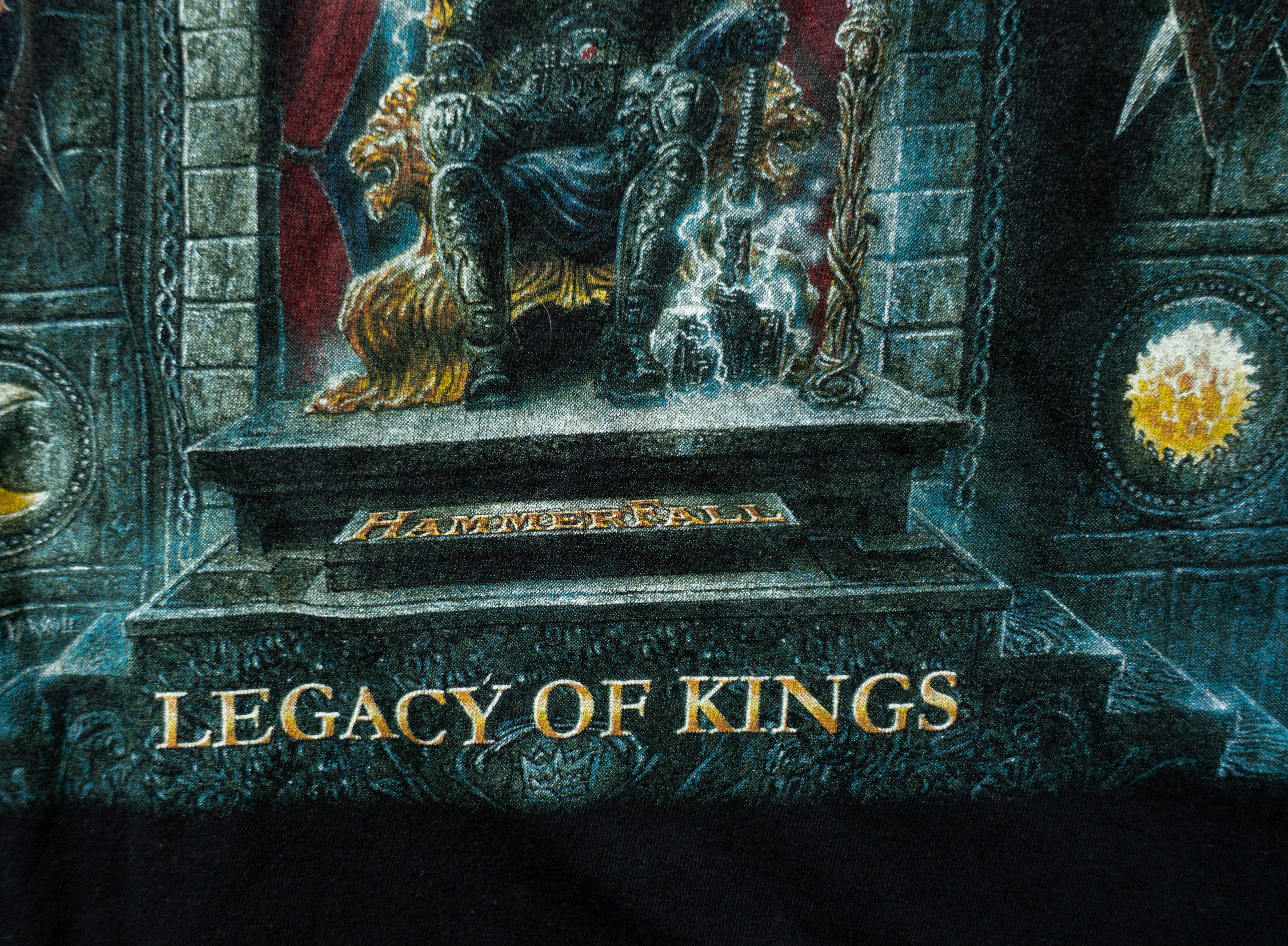 Band Tees × Vintage Vintage 90s Hammerfall Longsleeve Promodoro XL Size US XL / EU 56 / 4 - 5 Thumbnail