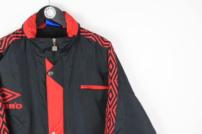 Umbro × Vintage Vintage 1990s Umbro jacket Padded Anorak Template Coat Size US L / EU 52-54 / 3 - 4 Thumbnail